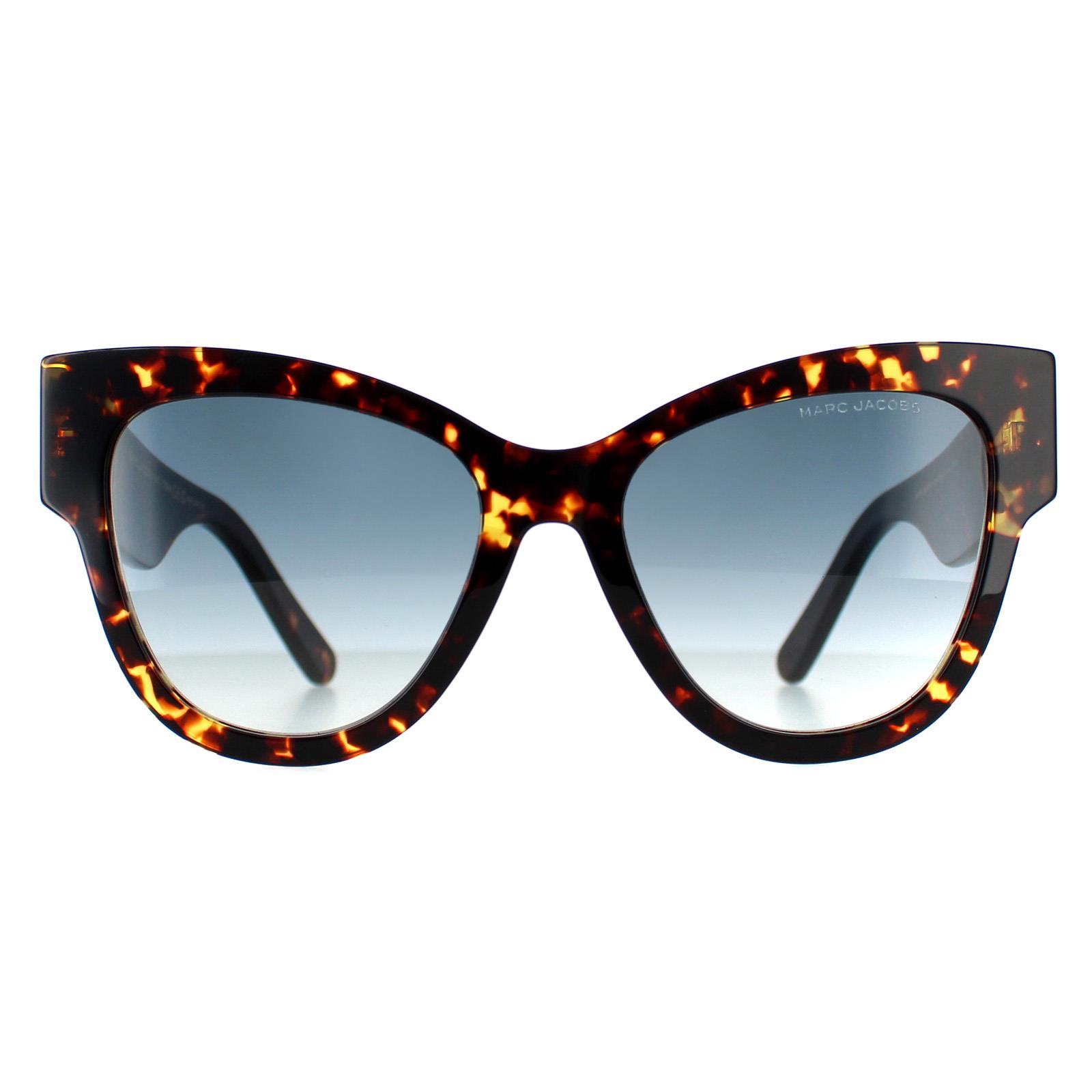 Brown Cat Eye Dark Havana Blue Gradient MARC 697/S, Image 1 of 4