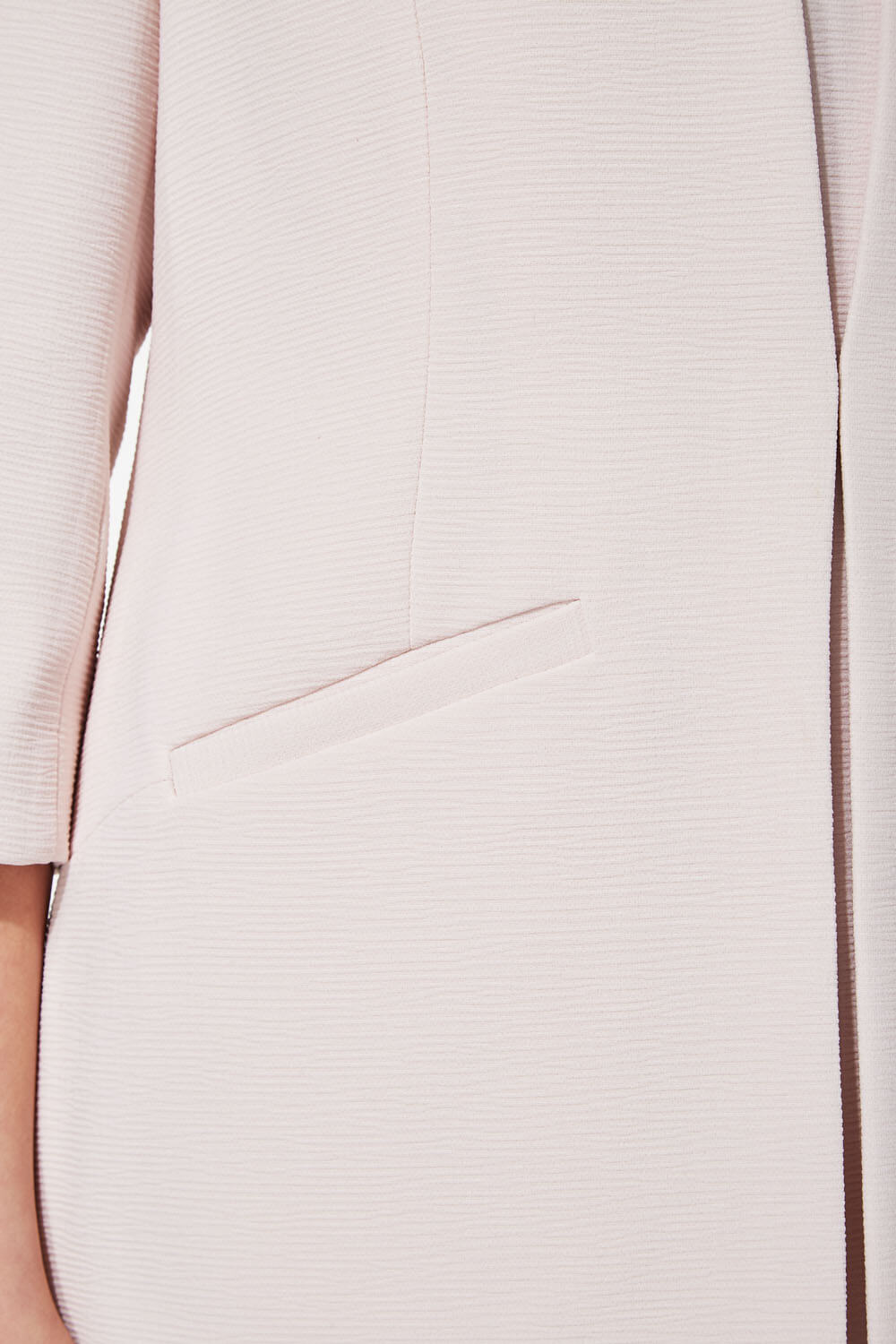 strapless open back dress Pale Pink Dress Coat in Silk Brocade with Cord Trim and Frogging