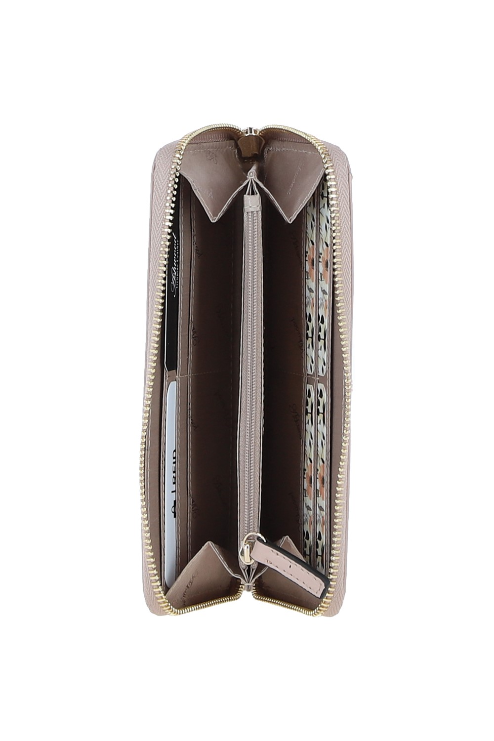 Beige 'Seraphina' Real Leather Purse with RFID-Protection, Image 3 of 4