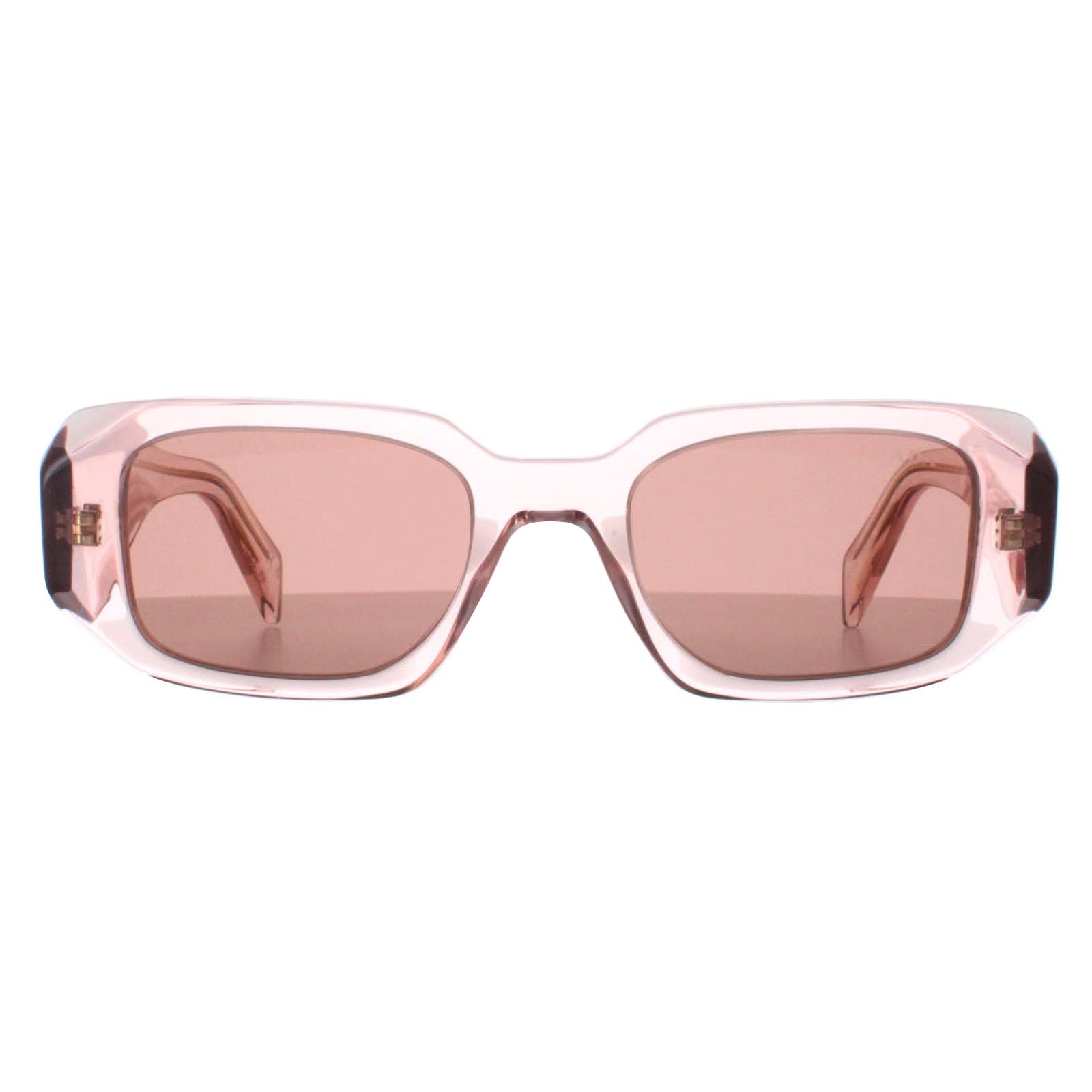 Pink Prada Pink Rectangle Transparent Peach Light Brown PR17WS, Image 1 of 4