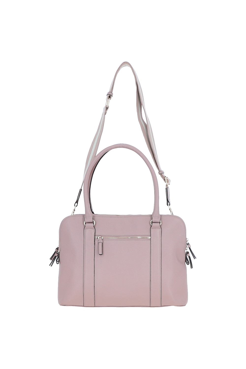 Blush Ashwood Leather Blush 'Cuore di Cuoio' 3 Section Large Leather Handbag, Image 4 of 4
