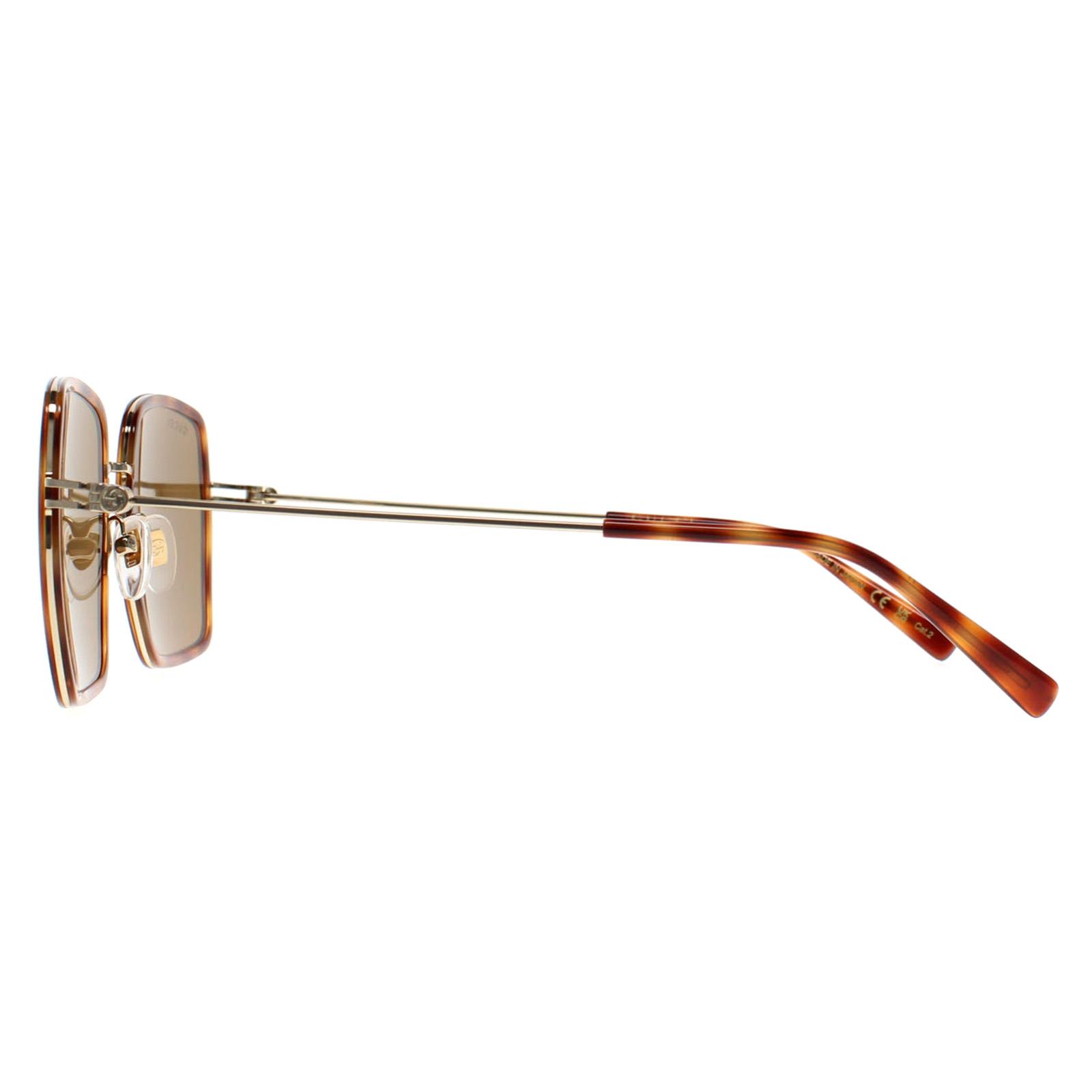 Brown Square Havana Gold Brown GG1848S, Image 3 of 4