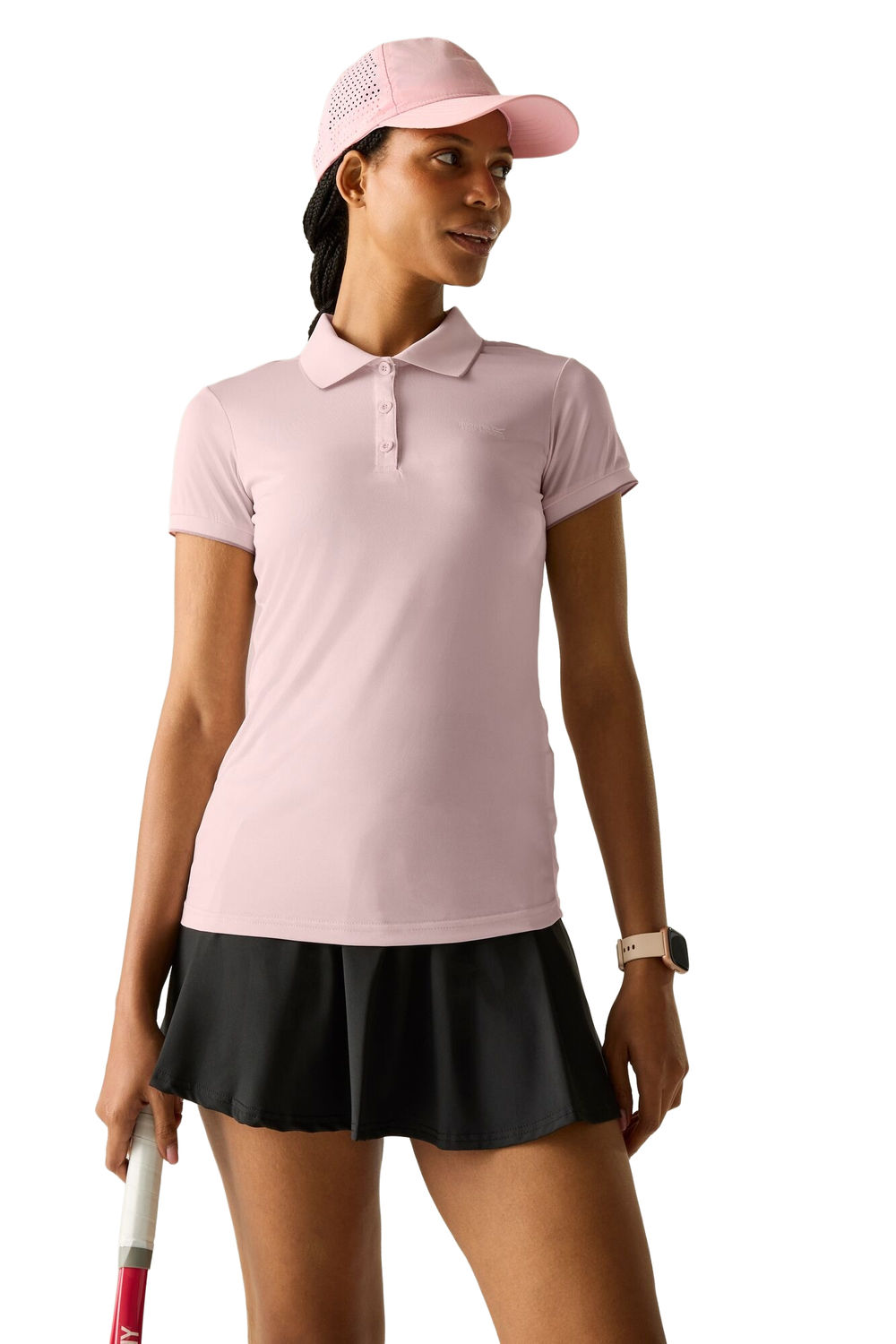 Pink Remex II Polo Neck TShirt, Image 1 of 4