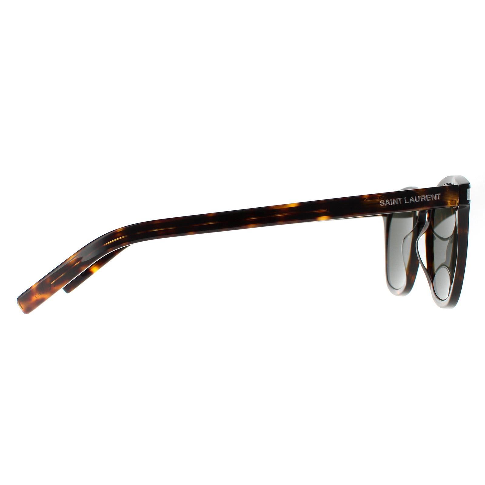 Brown Square Dark Havana Grey SL 28 SLIM Sunglasses, Image 4 of 6