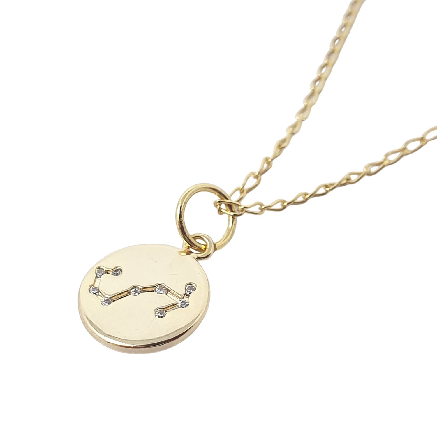 Gold Scorpio Gold Plated Constellation Star Map Pendant Charm Necklace, Image 1 of 1