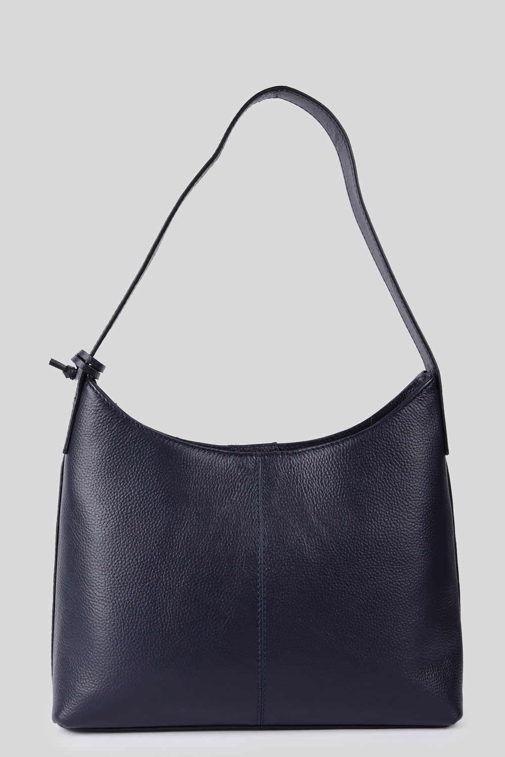 Navy Ashwood Leather Navy 'Splendore di Milano' Real Leather Hobo Shoulder Bag, Image 3 of 4