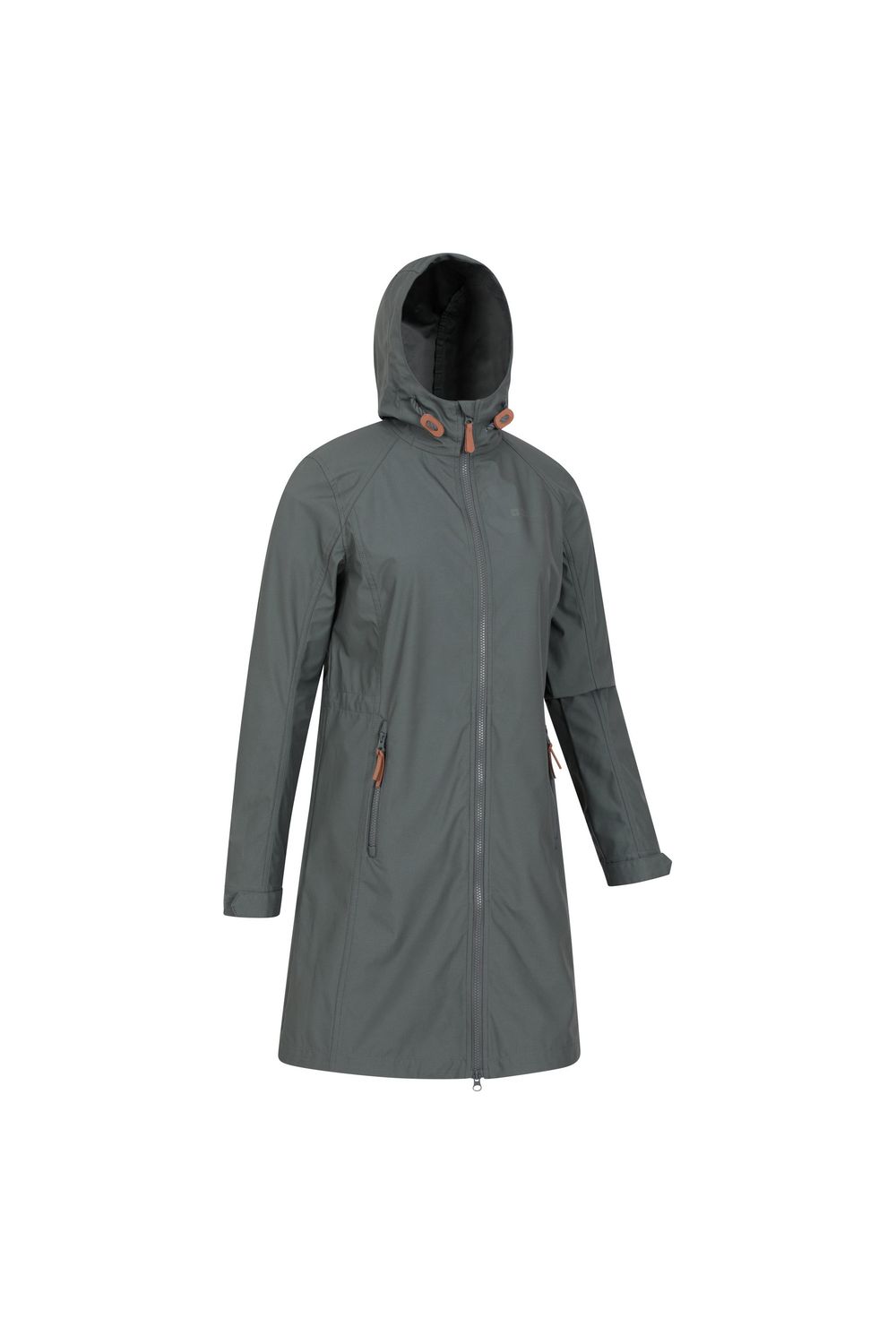 Green Ioana Longline Soft Shell Jacket, Image 3 of 4