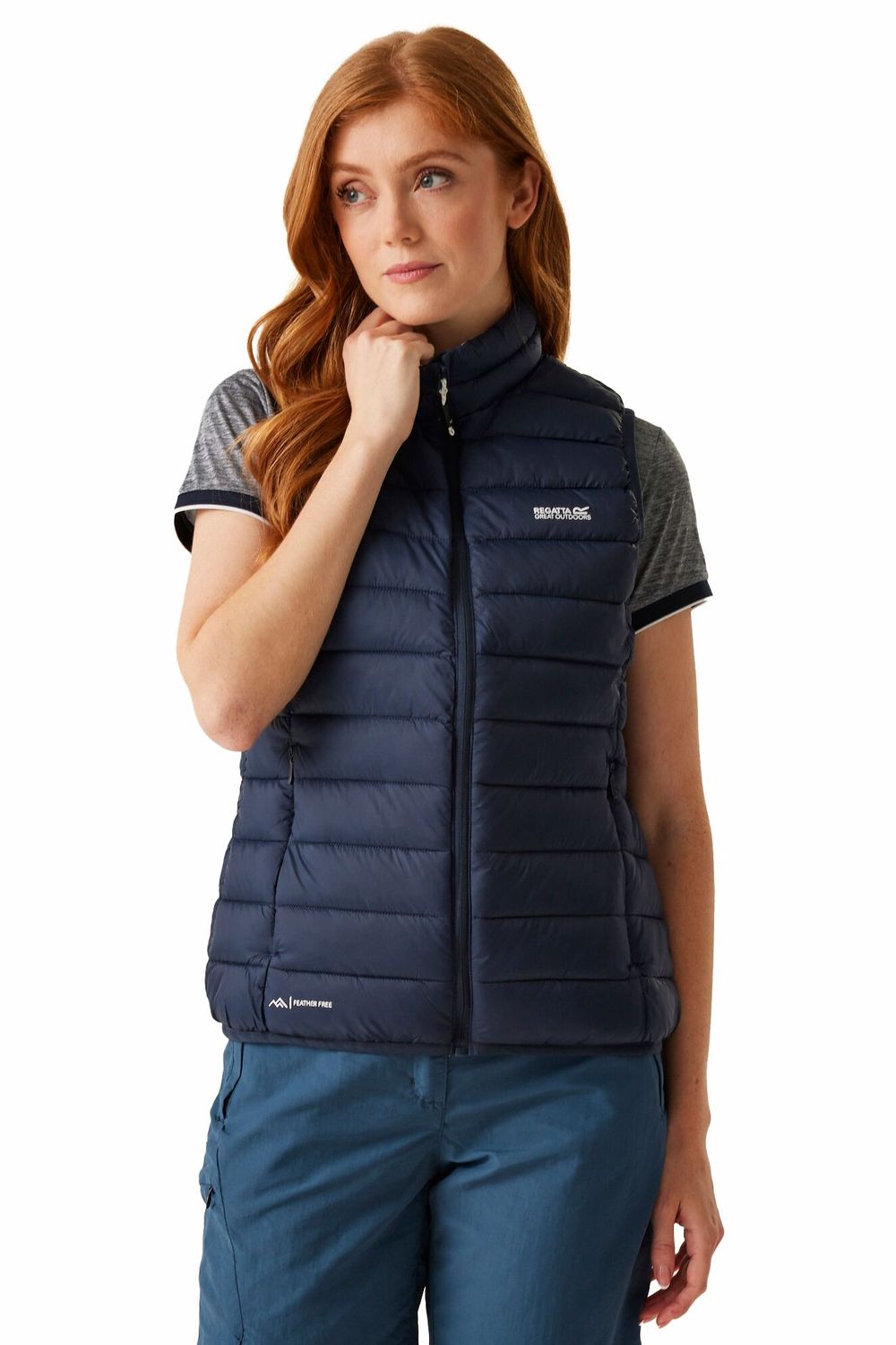 Navy Marizion Gilet, Image 4 of 4