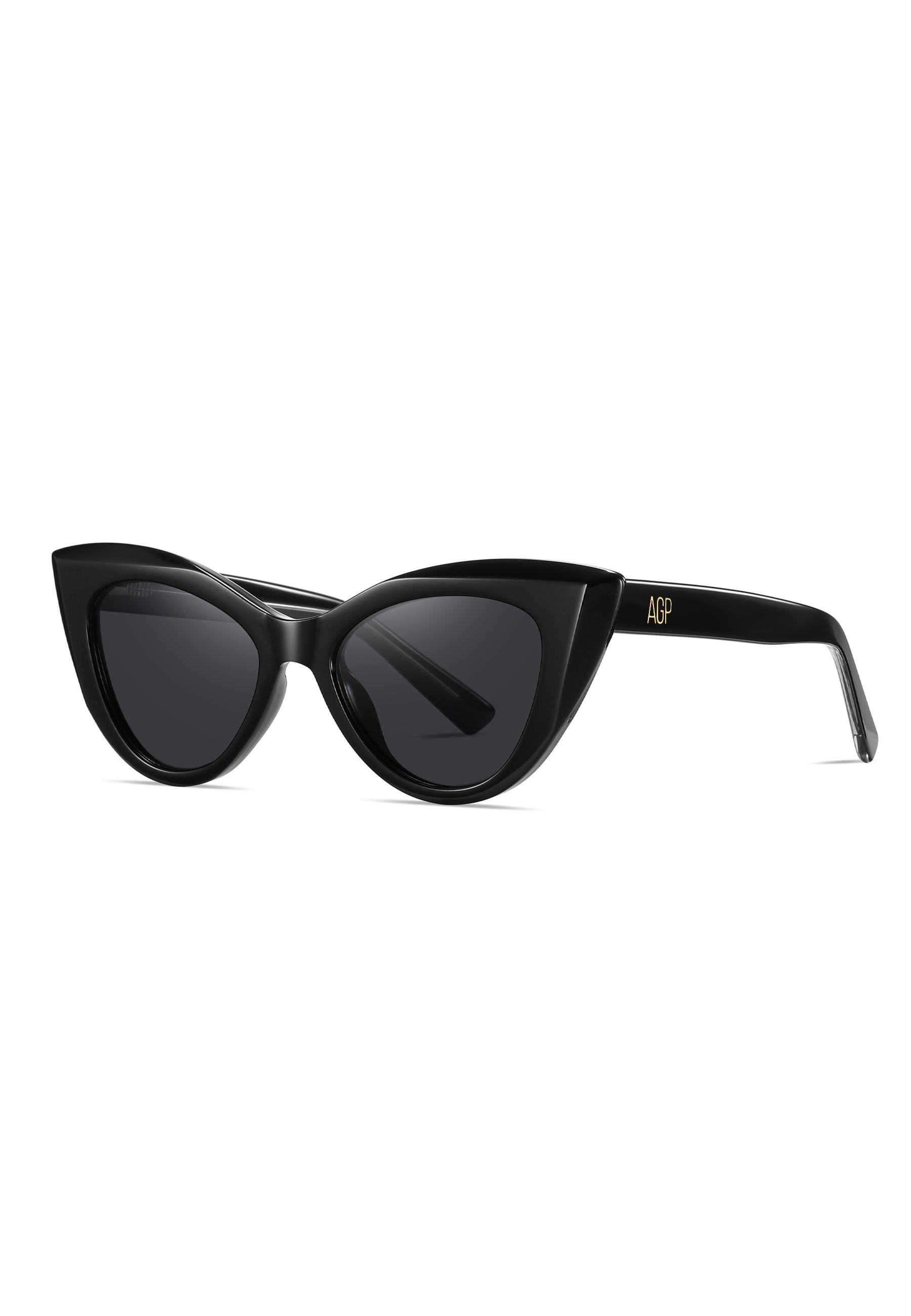 Black Chic Cat Eye Polarized Sunglasses