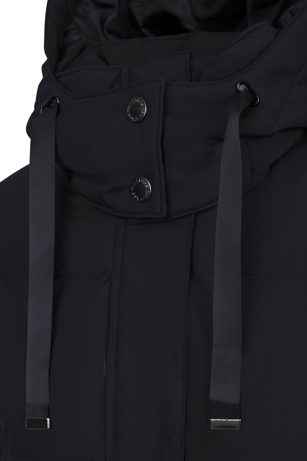 Black Trespass Black Colter Waterproof Jacket, Image 3 of 4