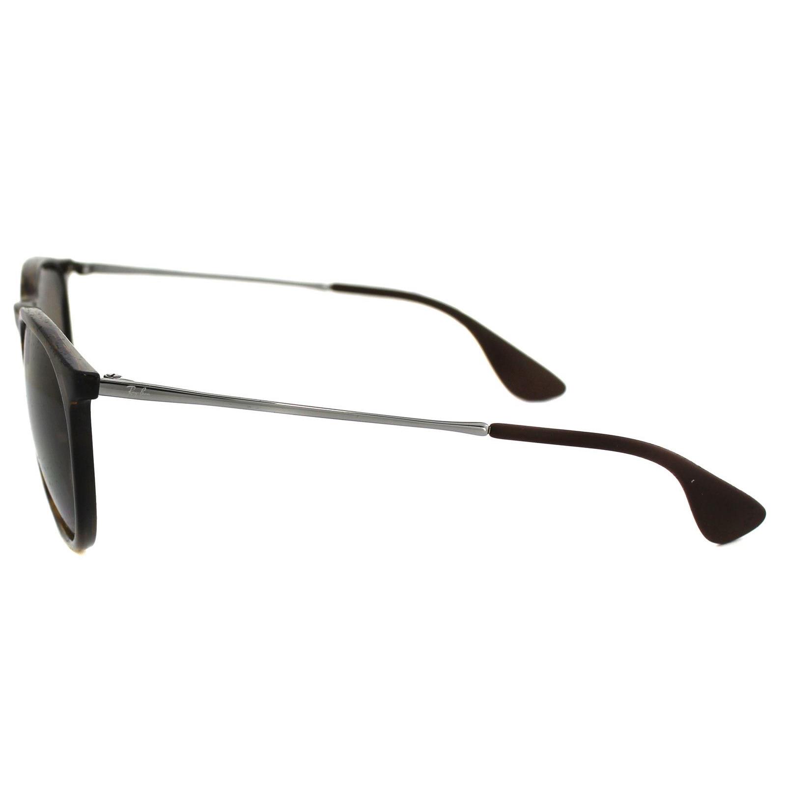 Brown Round Tortoise & Gunmetal Brown Gradient Polarized Erika 4171 Sunglasses, Image 3 of 3