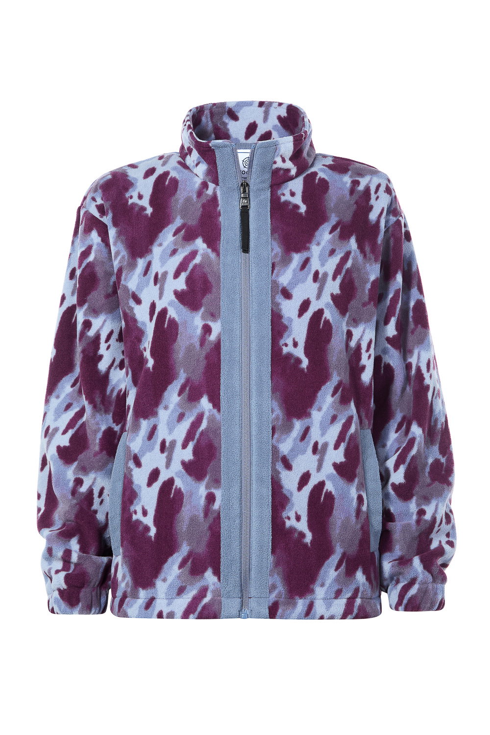 Light Blue Firan Relaxed Fit Microfleece Jacket, Image 3 of 3