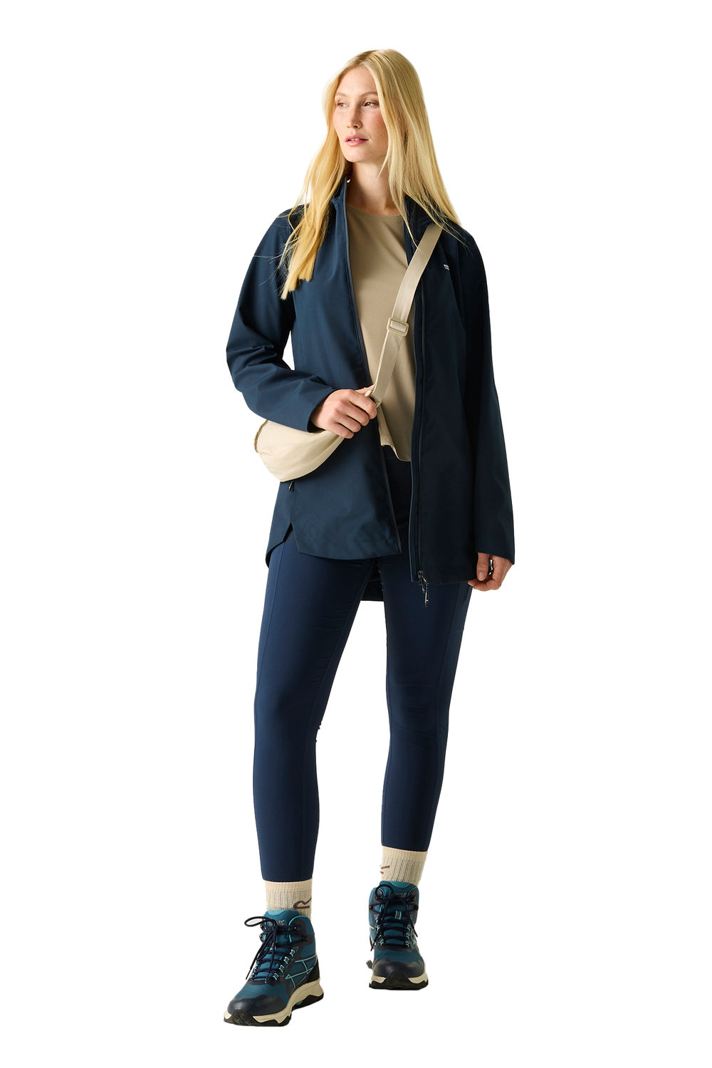 Navy Natalina Waterproof Jacket, Image 5 of 5