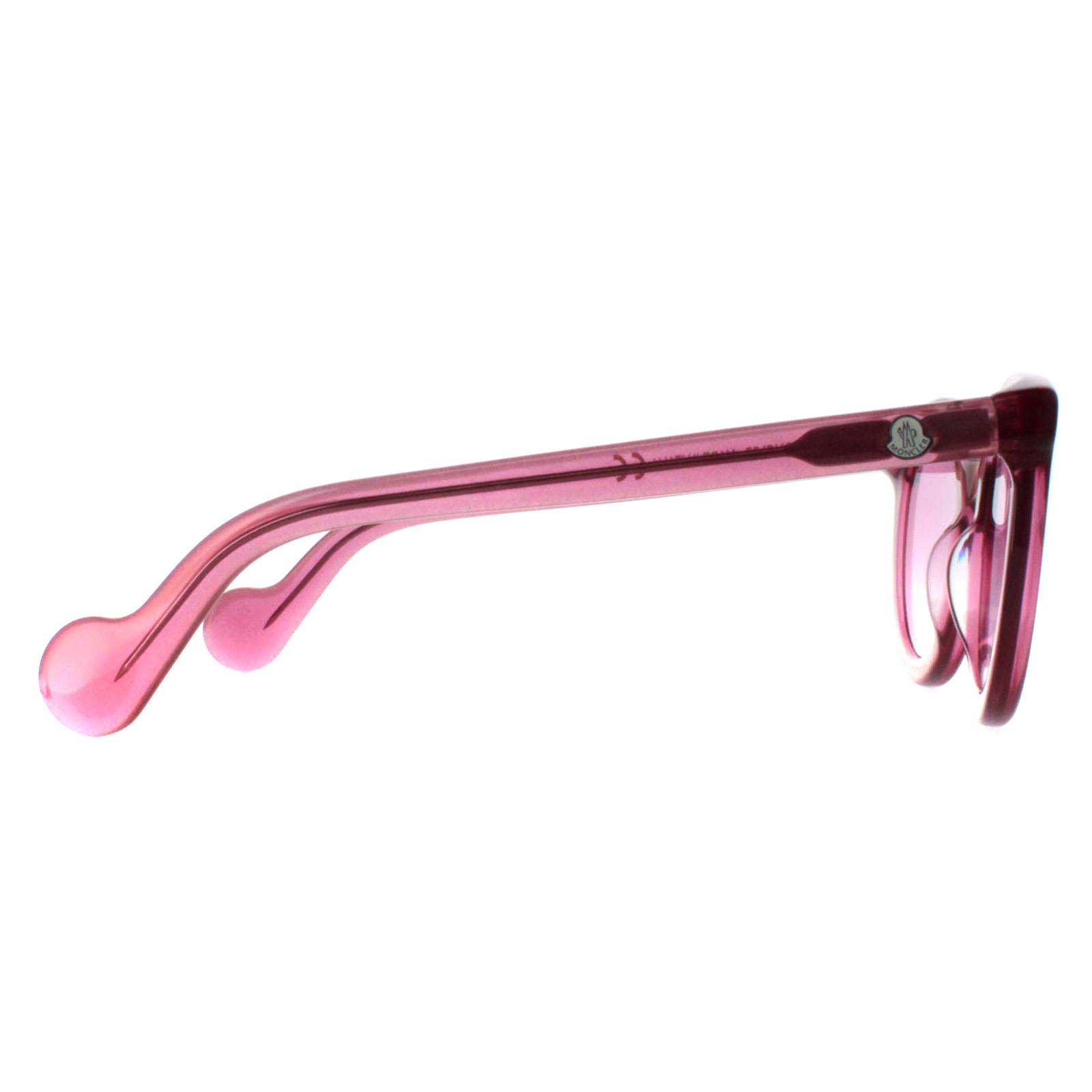 Pink Round Shiny Transparent Fuxia Pink Gradient ML0015, Image 4 of 4