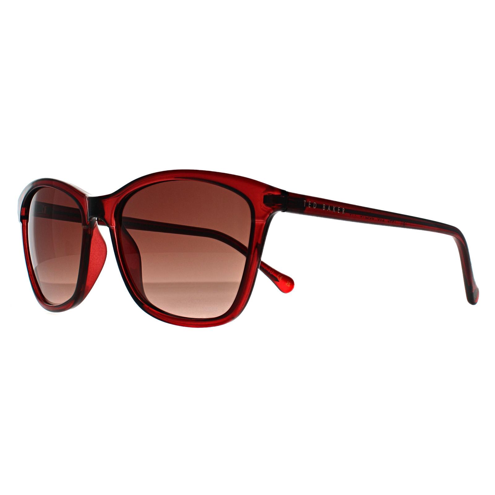 Red Ted Baker Red Square Burgundy Brown TB1440 Tari, Image 2 of 3