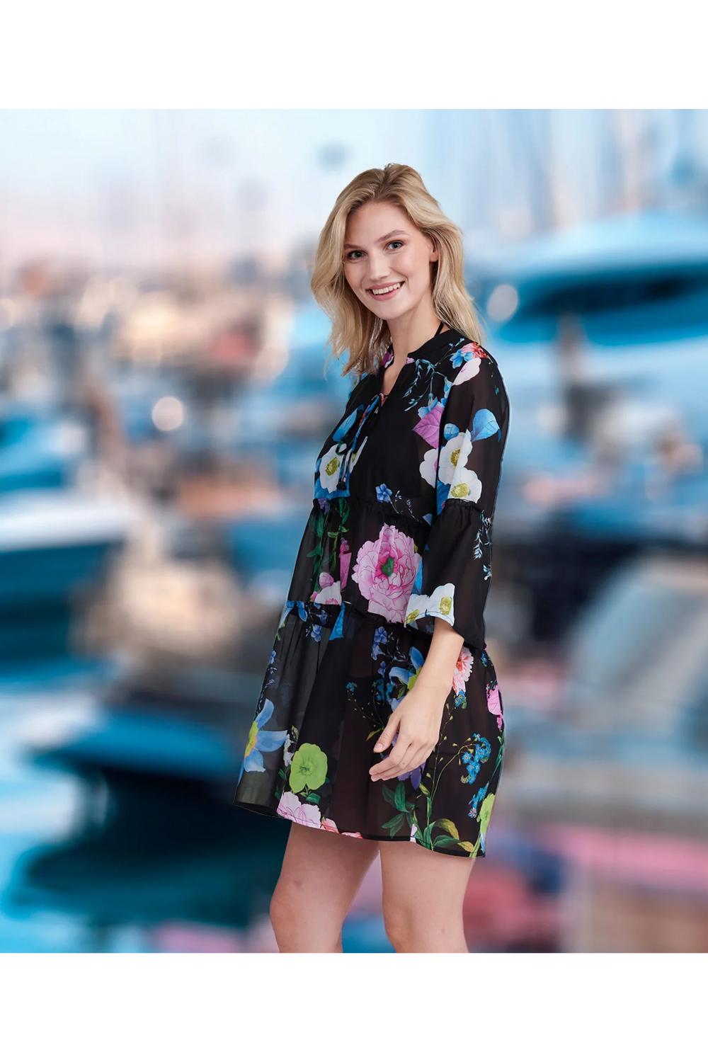 Black Samba - Kaftan Beach Cover-up, Image 2 of 3