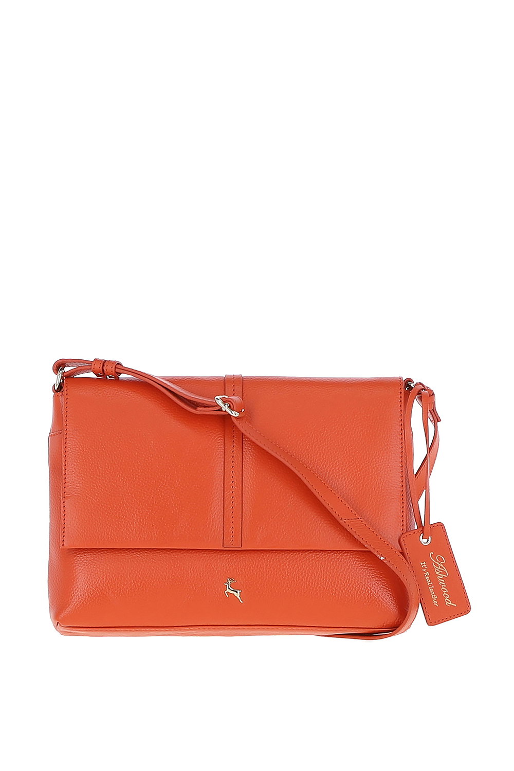 Orange Ashwood Leather Orange "Candy" Leather Shoulder Bag, Image 1 of 4