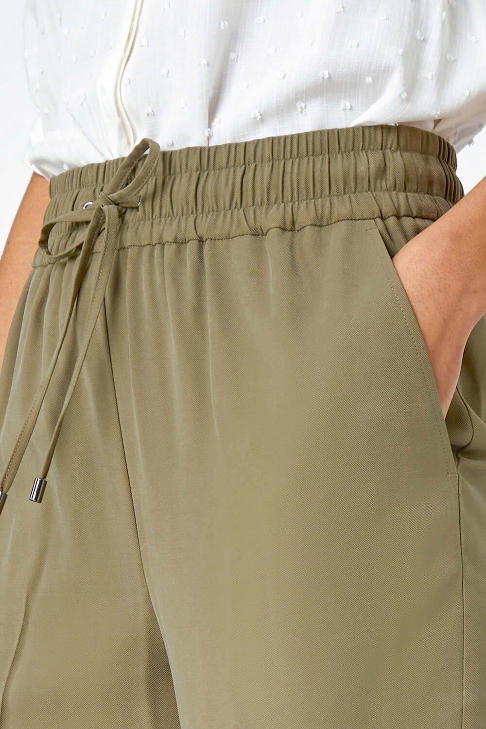 KHAKI Smart Drawstring Joggers, Image 6 of 5