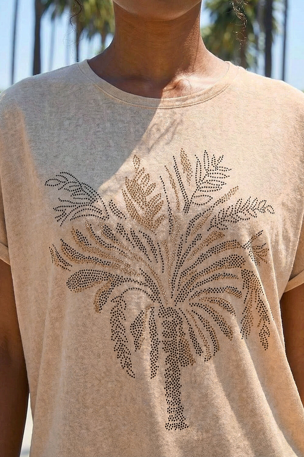 Beige Embellished Detail Top, Image 5 of 4