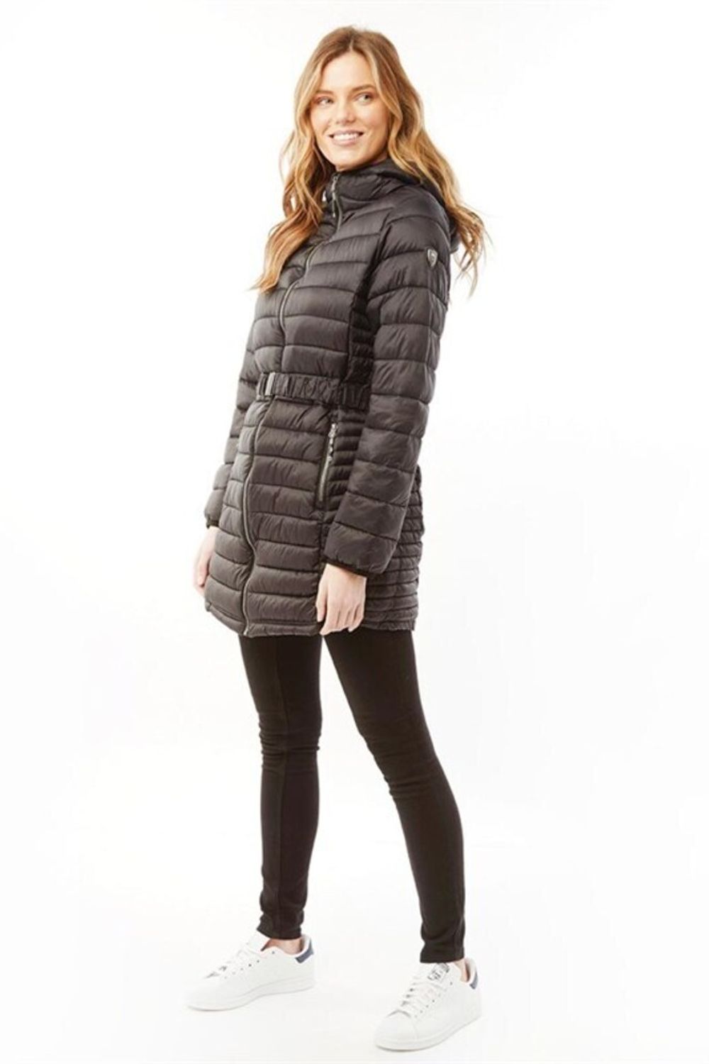 Black Trespass Black Santuzza Jacket, Image 5 of 6