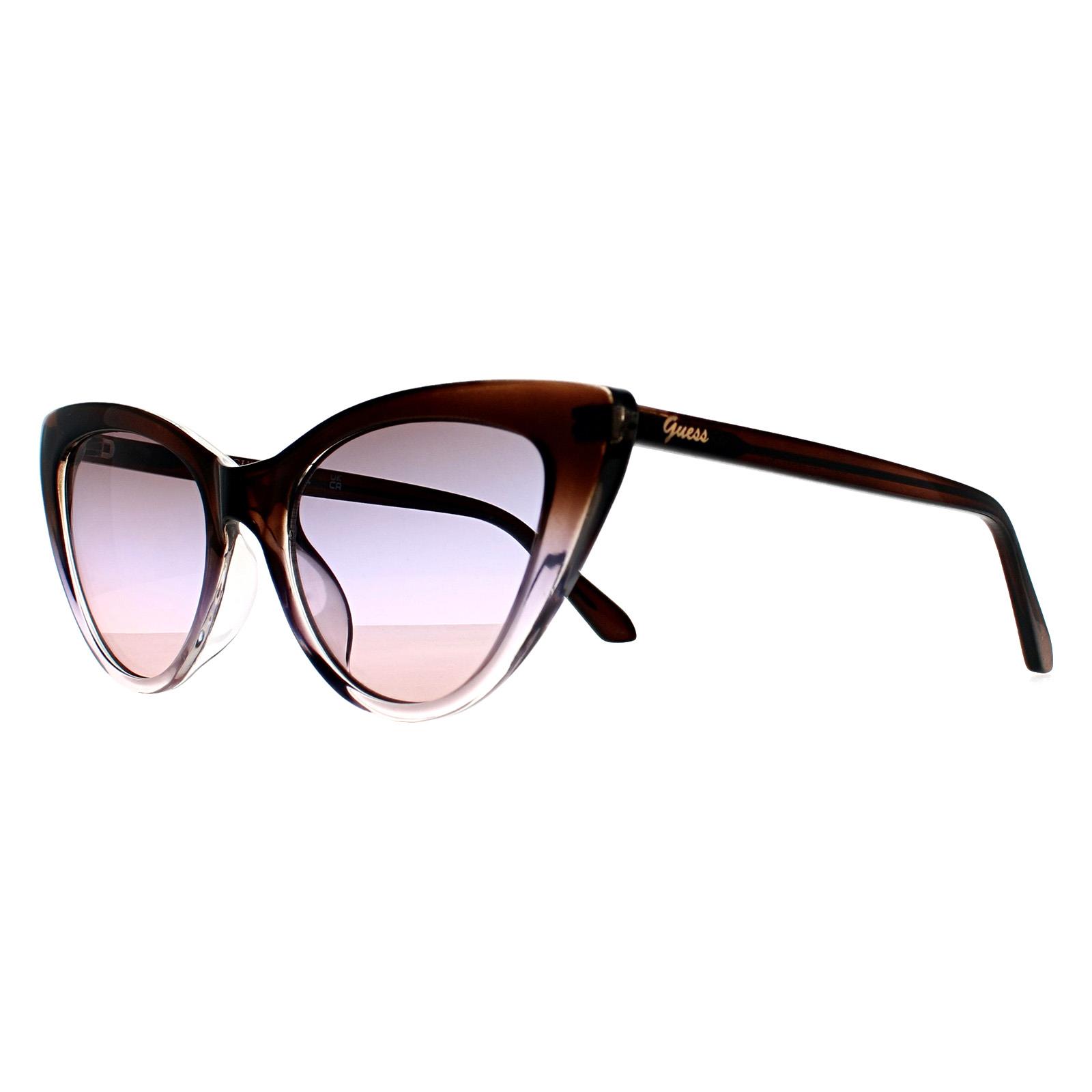 Brown Cat Eye Brown Purple Fade Gradient Smoke GF6147, Image 2 of 3