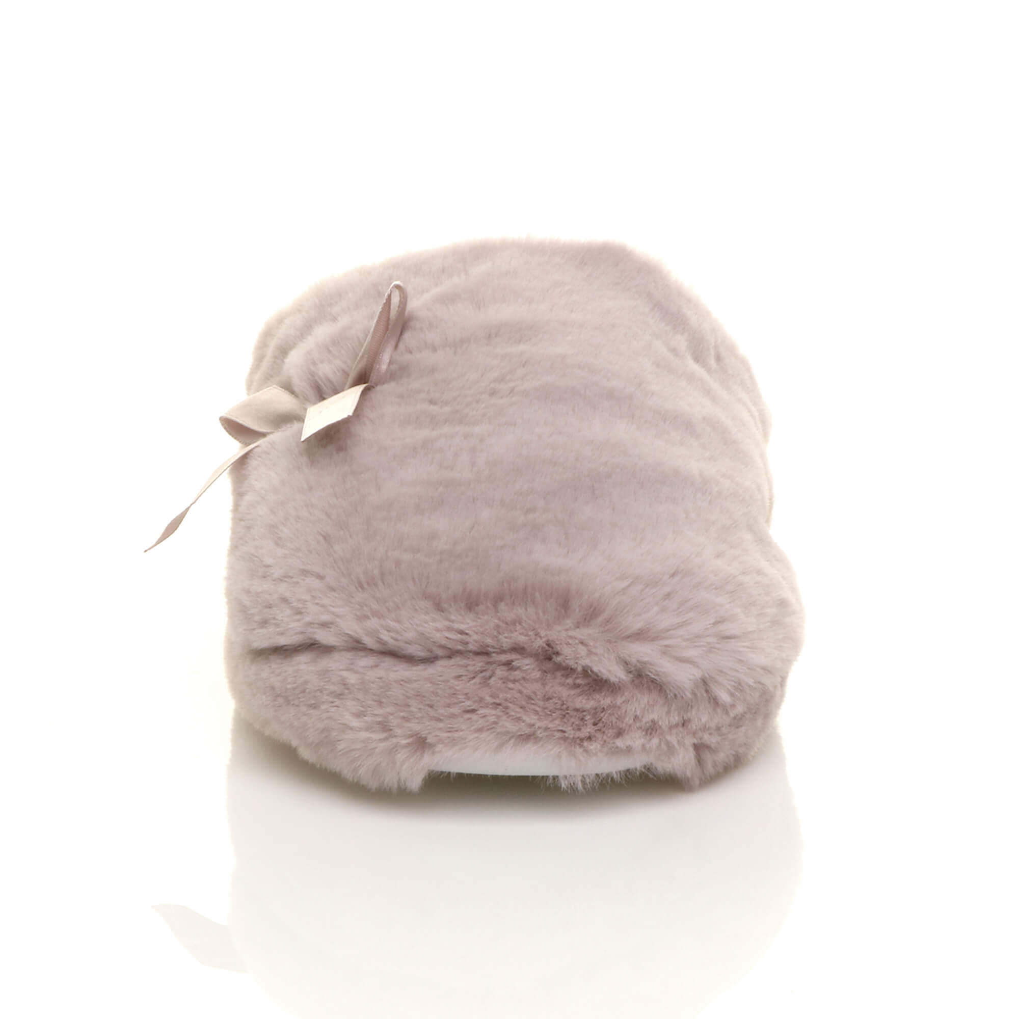 Mocha AJVANI Mocha Fluffy Mule Slippers, Image 6 of 6
