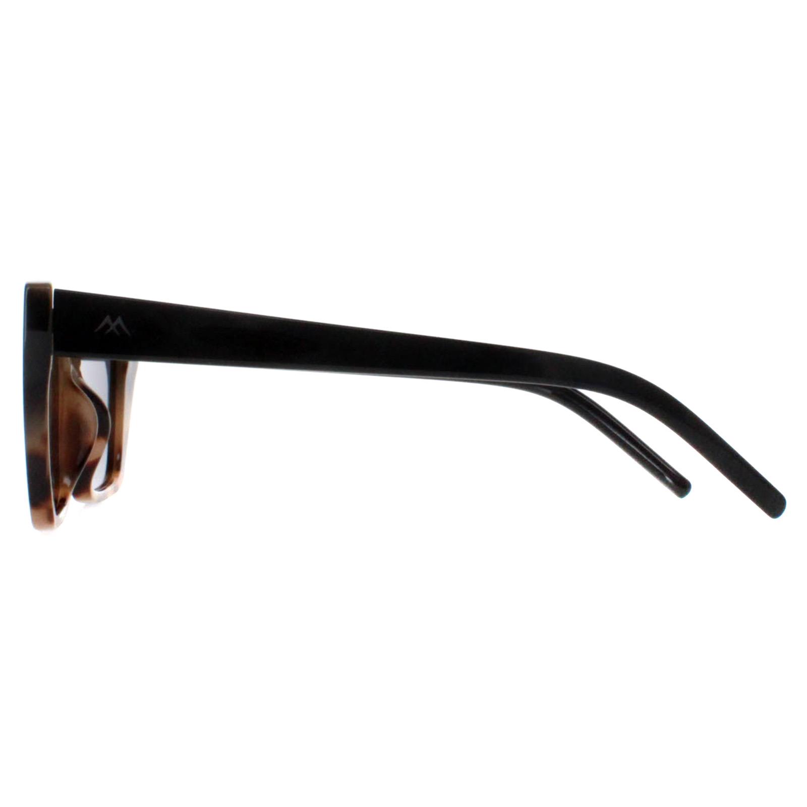 Black Cat Eye Shiny Black Smoke Polarized MP64, Image 3 of 4