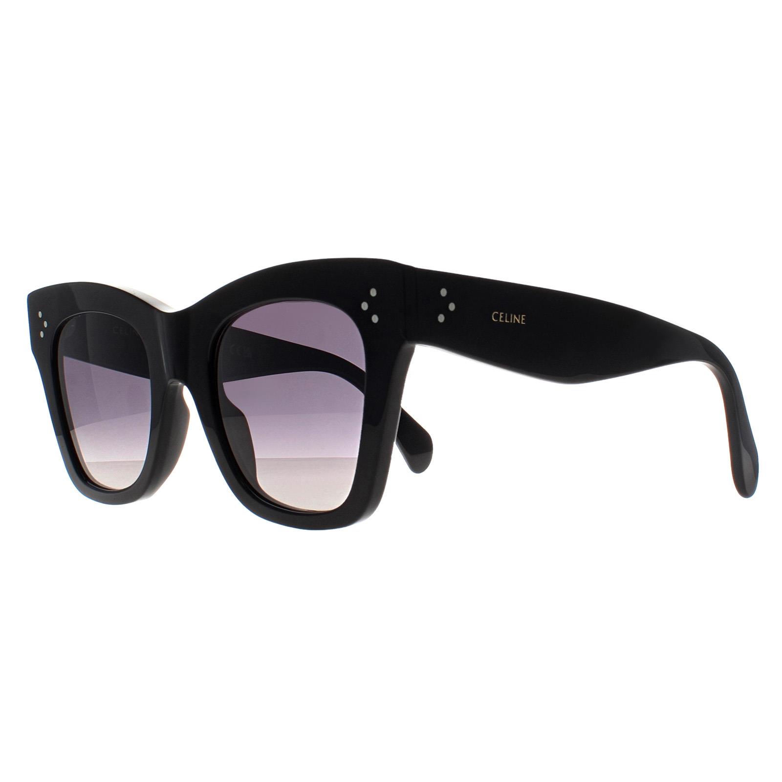 Black Cat Eye Shiny Black Smoke Polarized Catherine CL4004IN, Image 2 of 4