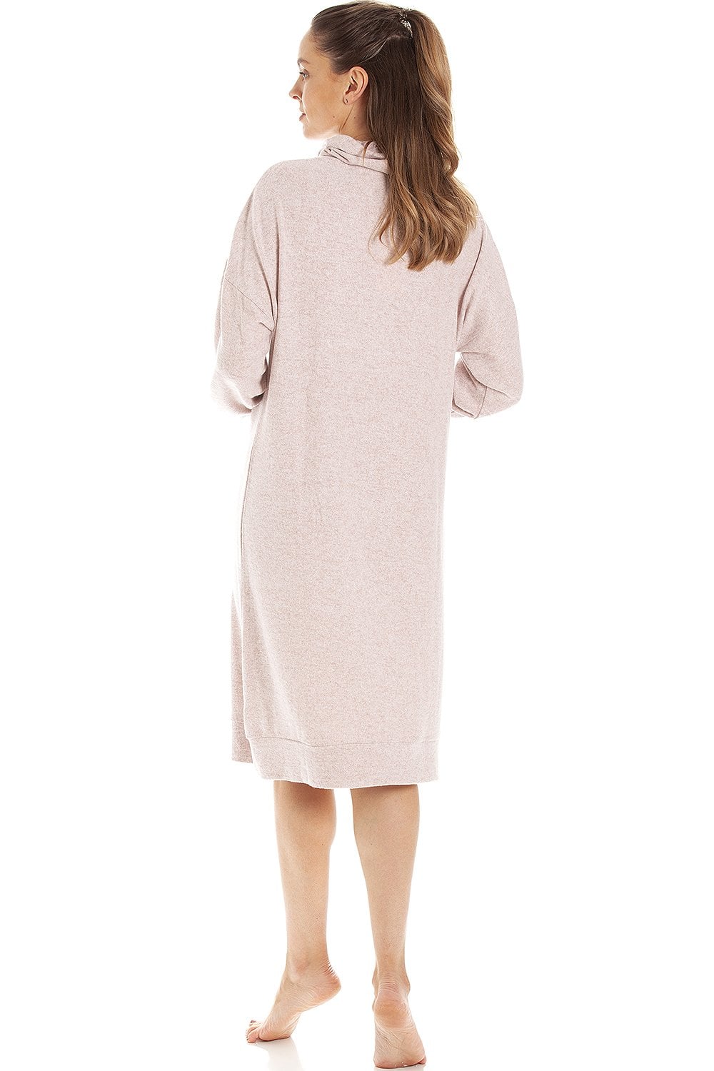 Light Pink Camille Lingerie Light Pink Comfy Fit Hacci Lounger, Image 3 of 5