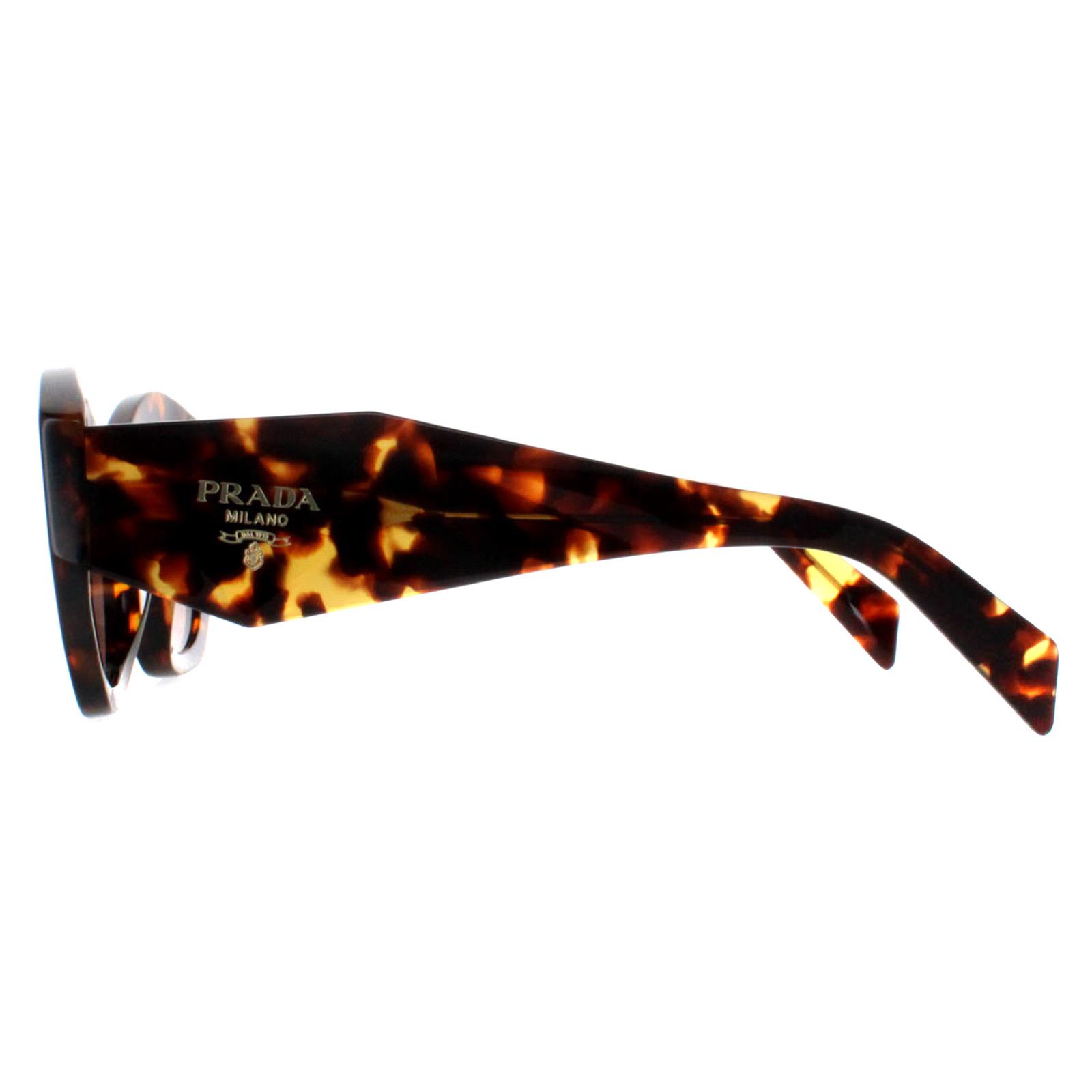 Brown Prada Brown Rectangle Honey Havana Brown Gradient PR07YS, Image 3 of 6