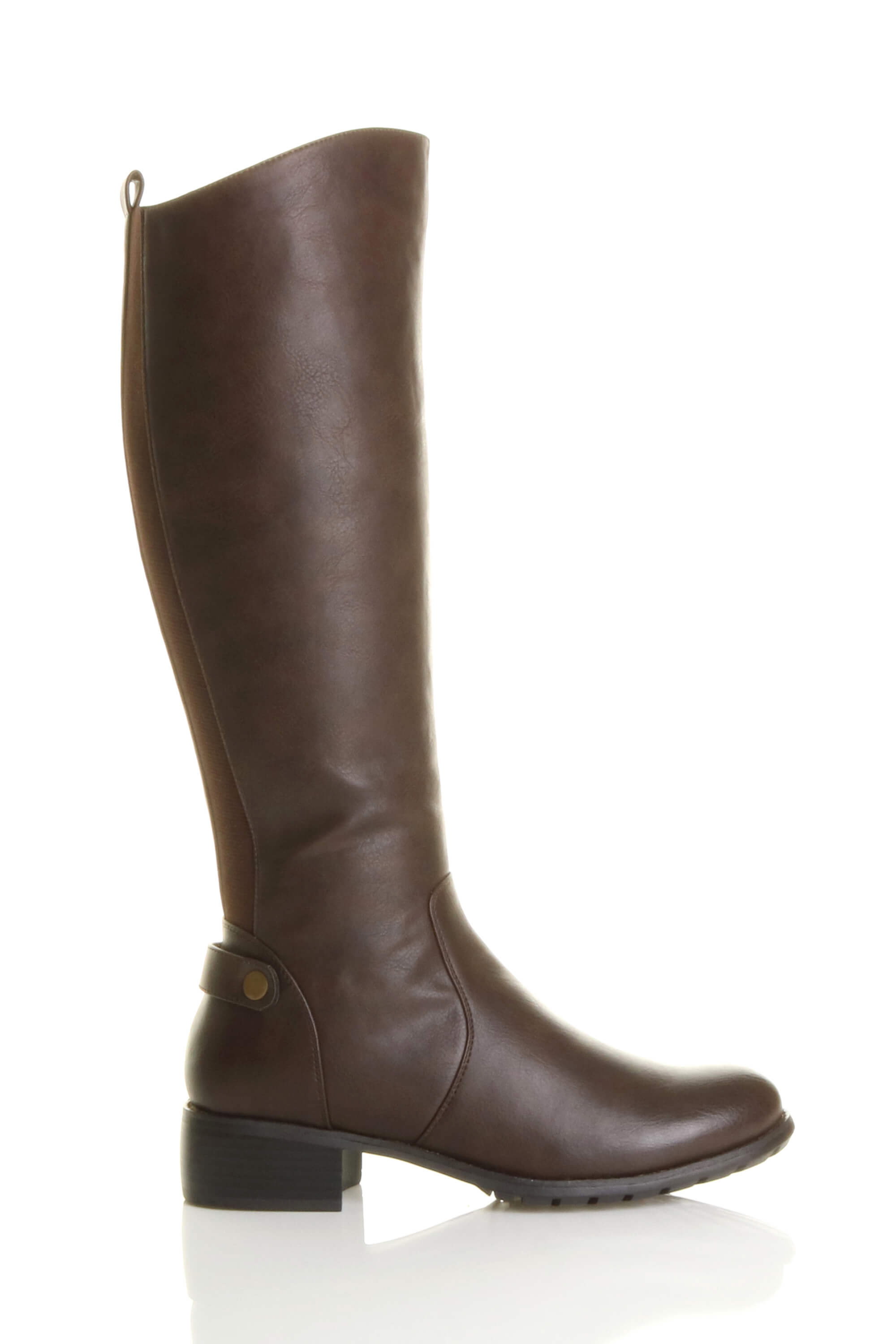 Brown AJVANI Brown Calf Riding Boots, Image 2 of 6