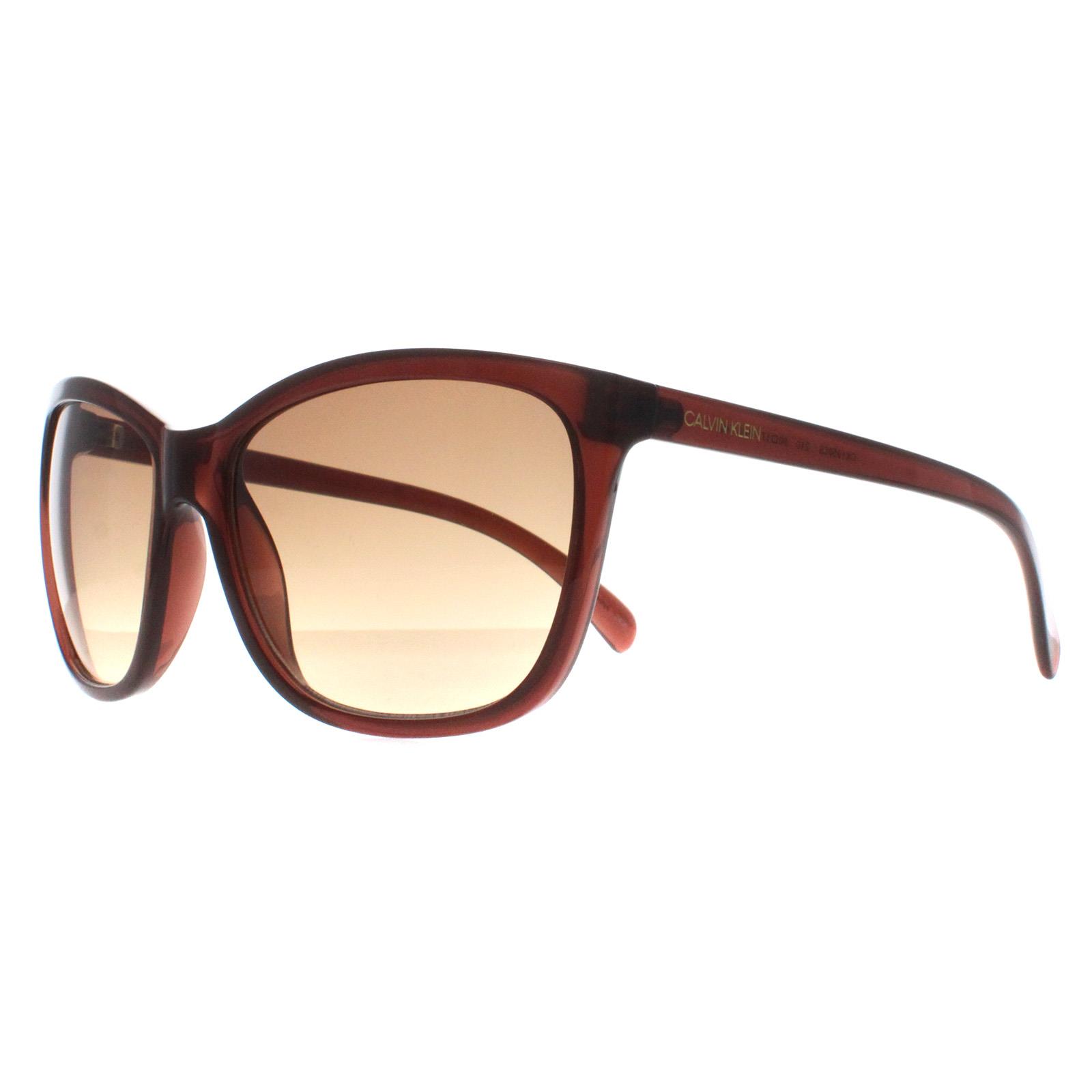 Brown Calvin Klein Brown Cat Eye Milky Brown Brown Gradient CK19565S, Image 2 of 4