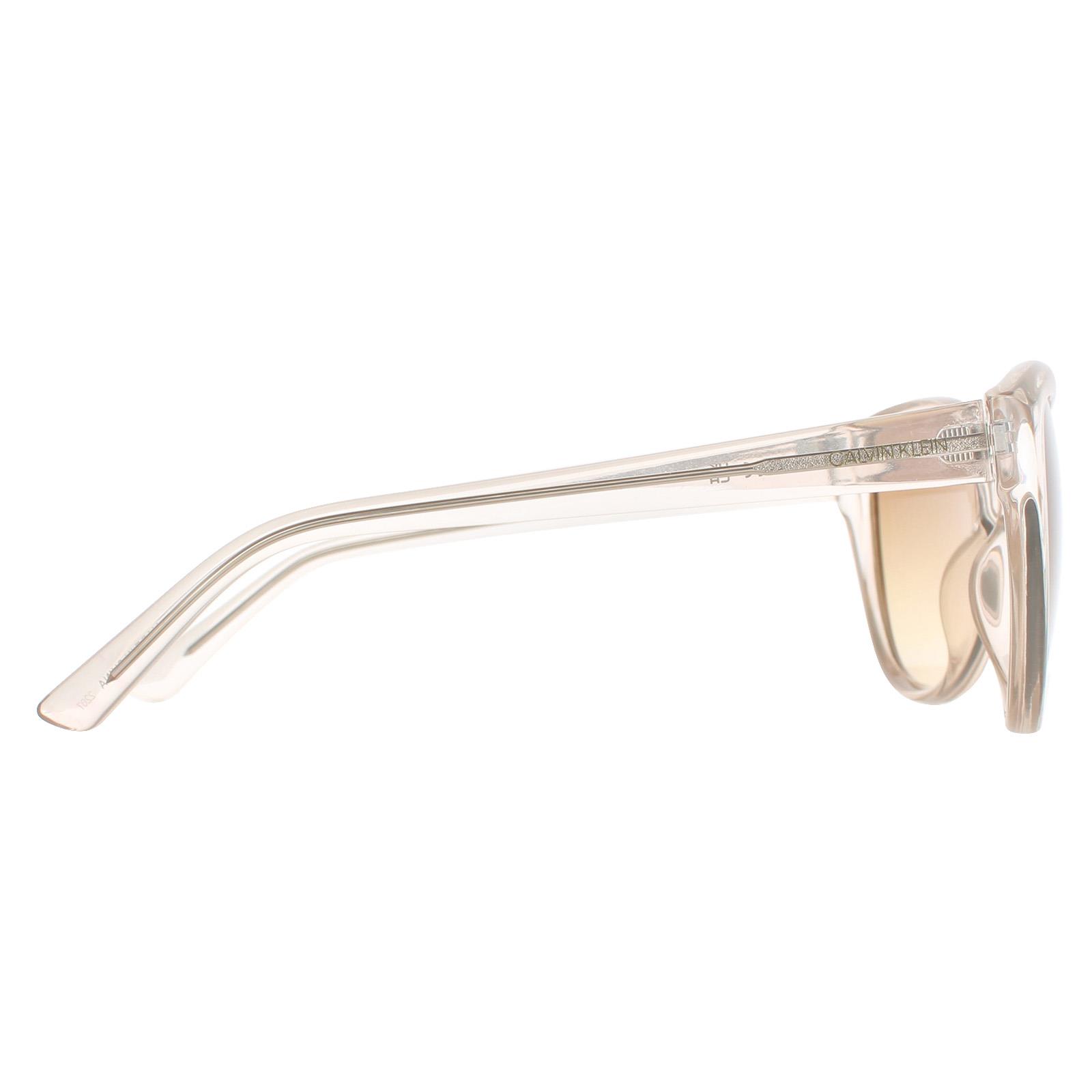 Beige Calvin Klein Beige Cat Eye Crystal Beige Brown Gradient CK19536S, Image 4 of 4