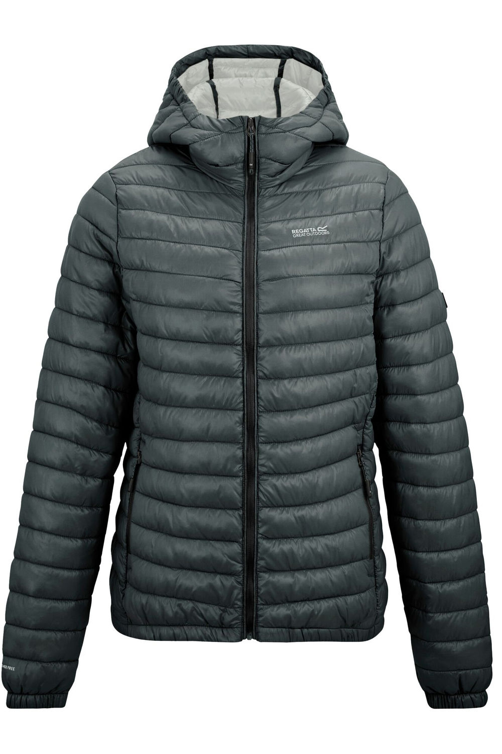 Dark Grey Regatta Dark Grey Hurden Padded Jacket, Image 1 of 4