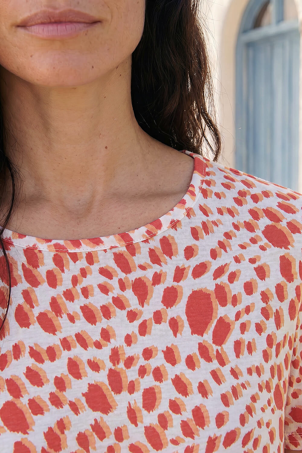 CORAL Classic Abstract Print Top, Image 5 of 4