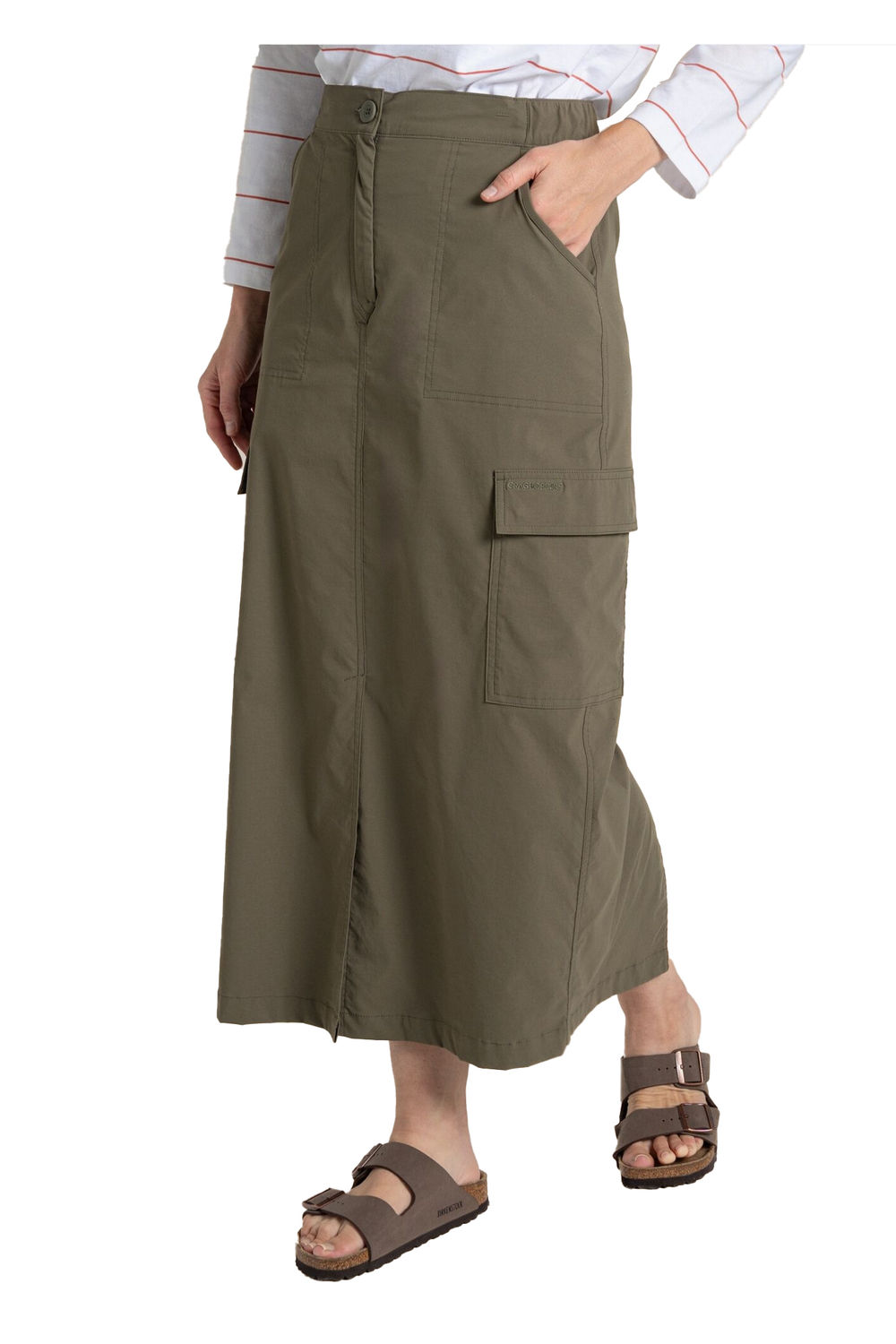 Olive Pro Nosilife Midi Skirt, Image 4 of 4
