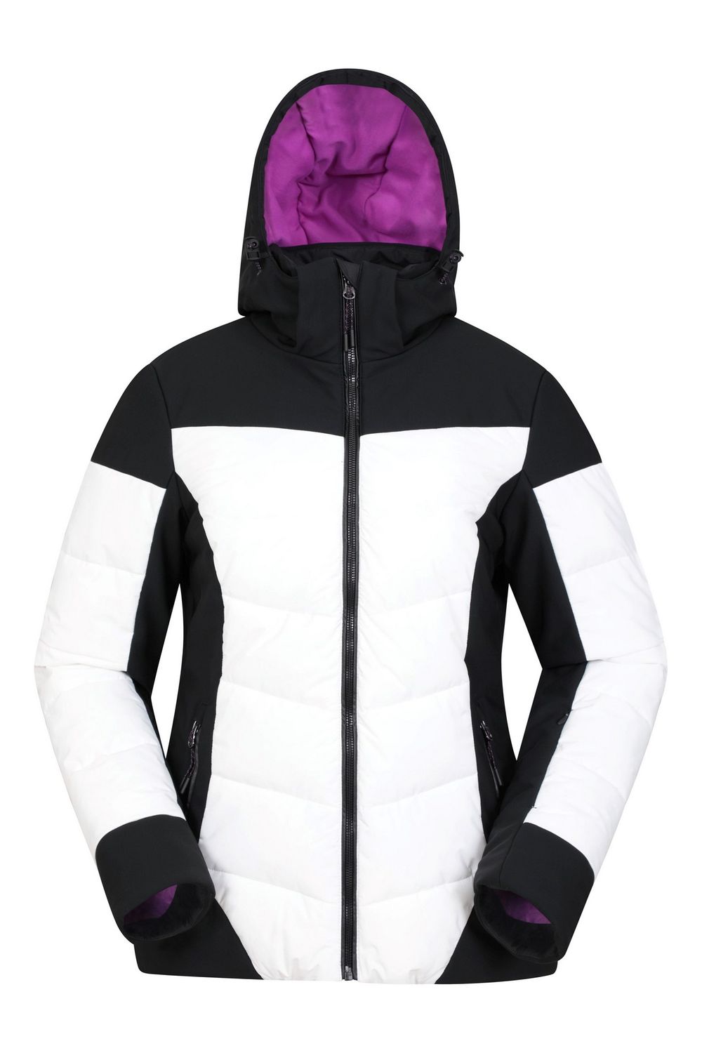 Black Resort RECCO Padded Ski Jacket, Image 1 of 4