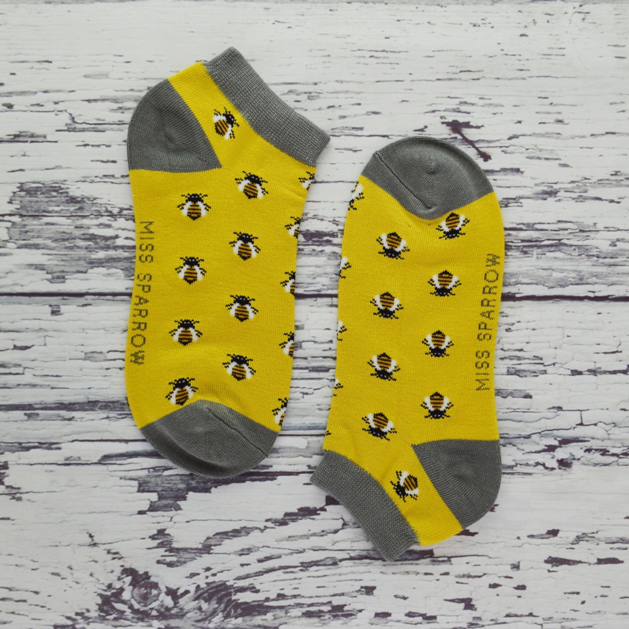 Blue Bamboo Breathable Trainer Socks, Image 3 of 5