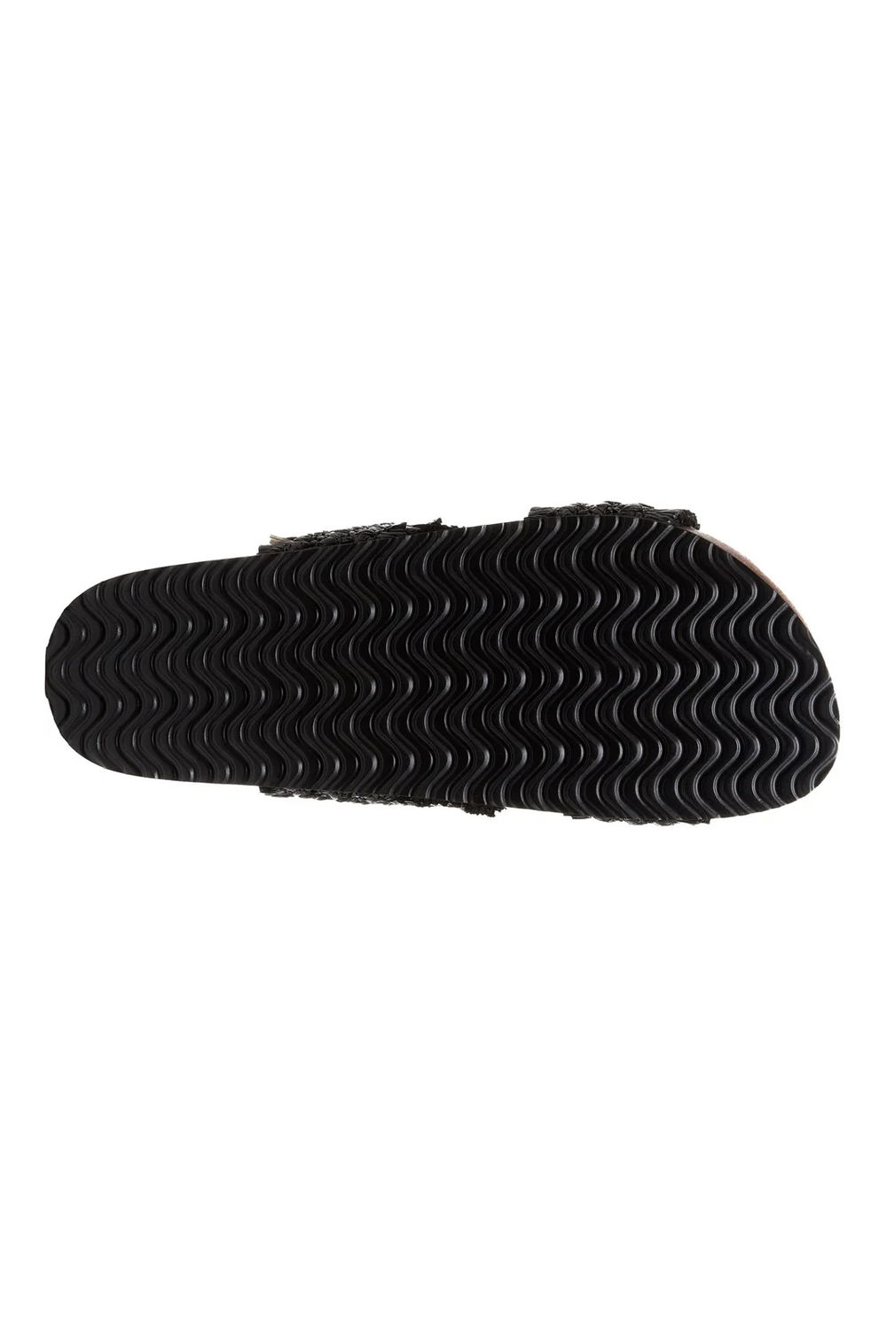 Black Aruba Raffia Flip Flops, Image 6 of 6