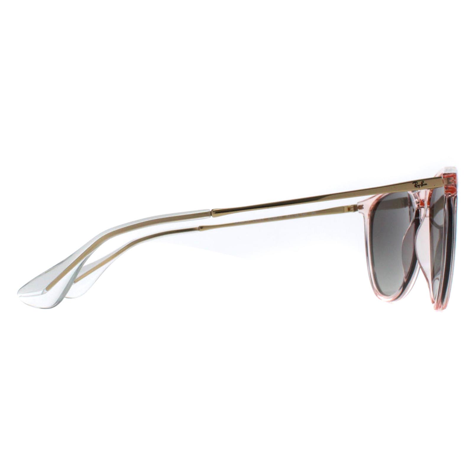 Pink Ray-Ban Pink Round Transparent Pink Grey Gradient RB4171 Erika, Image 4 of 6