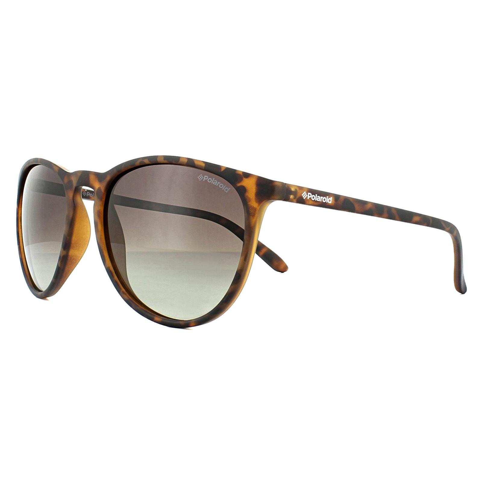 Brown Cat Eye Havana Brown Gradient Polarized Sunglasses, Image 2 of 4