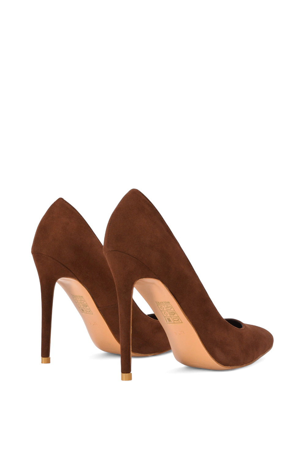 Brown XY LONDON Brown 'Lu Lu' Pointed Toe Statement Stiletto High Heel Court Shoes, Image 3 of 5