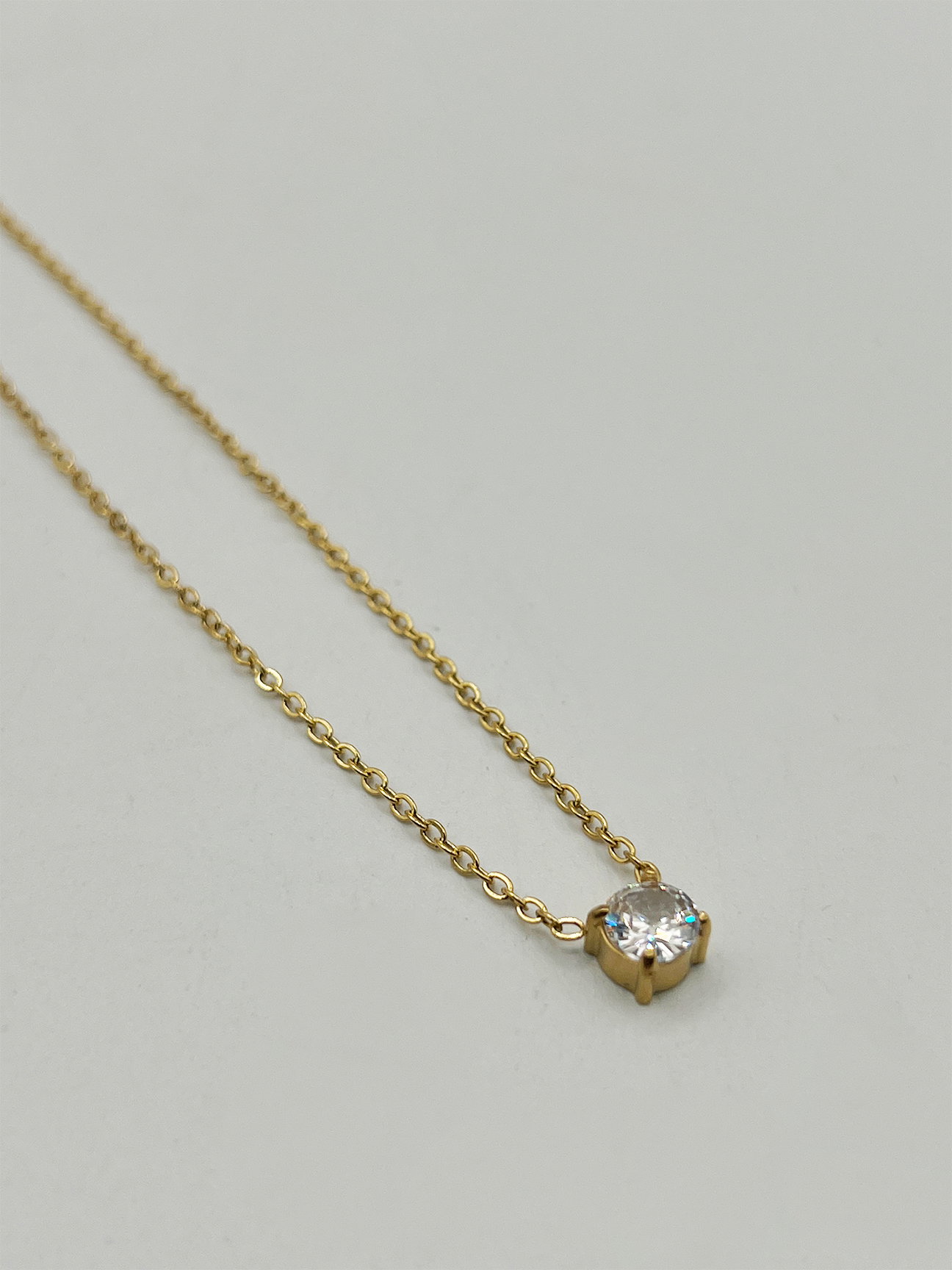 Gold Diamante Crystal Necklace - Gift Boxed, Image 5 of 6
