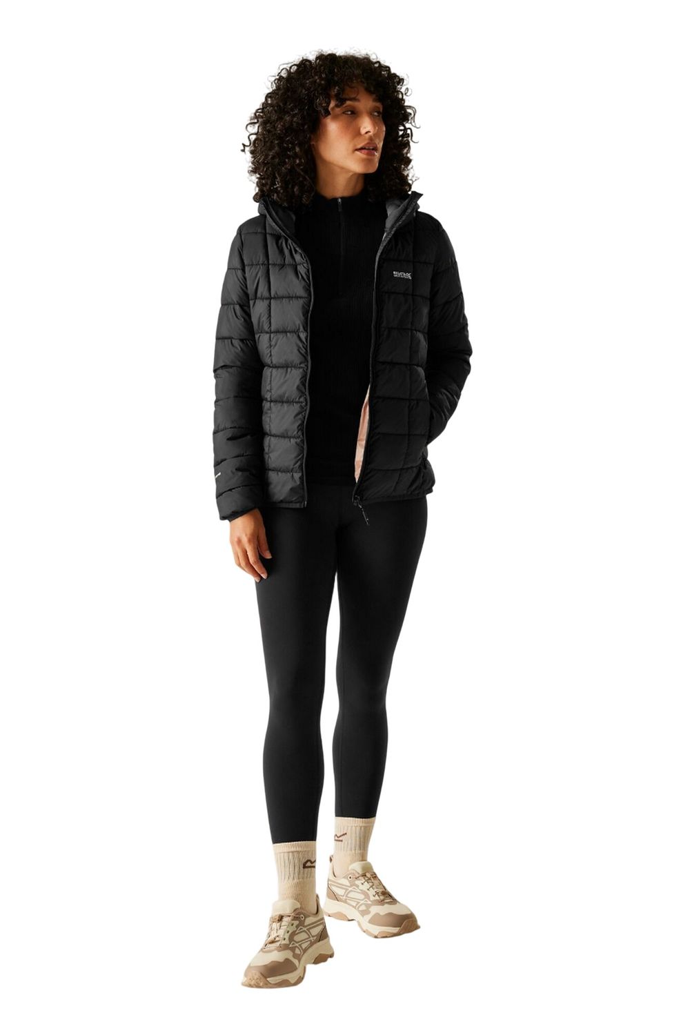 Black Regatta Black Asper Padded Jacket, Image 6 of 6