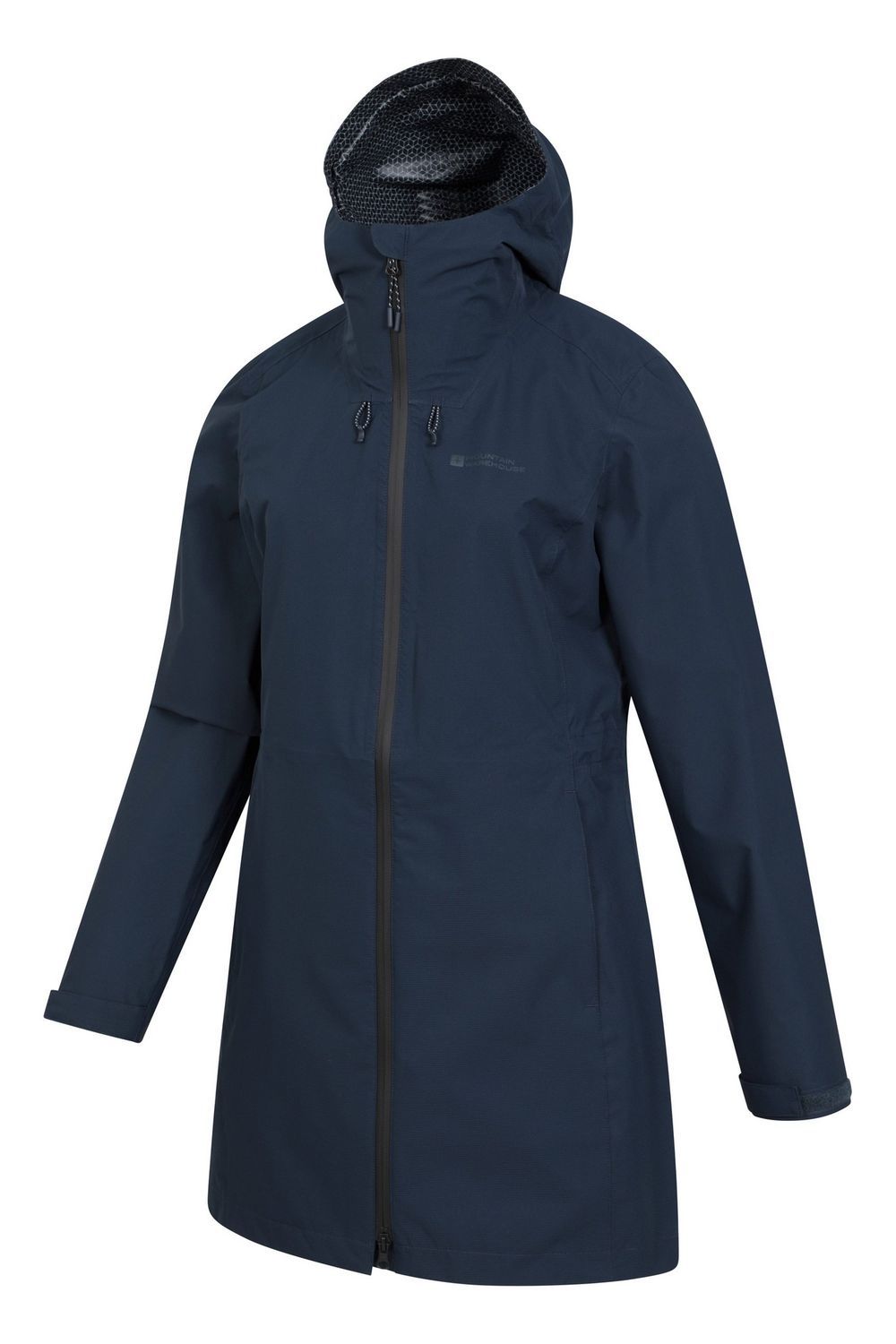 Navy Mountain Warehouse Navy Solstice Extreme 2.5 Layer Waterproof Jacket, Image 3 of 4
