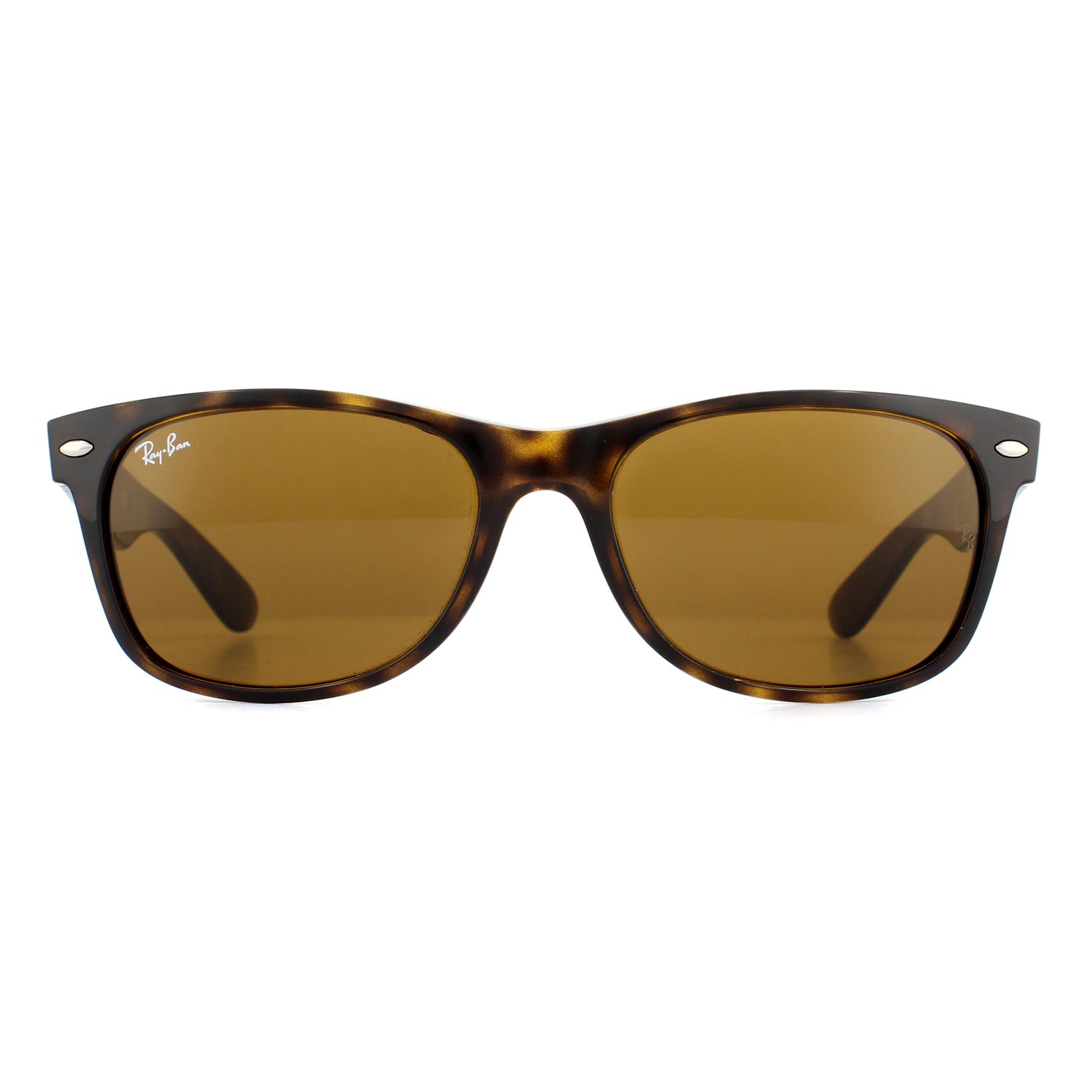 Brown Ray-Ban Brown Rectangle Light Havana Brown Sunglasses, Image 1 of 2