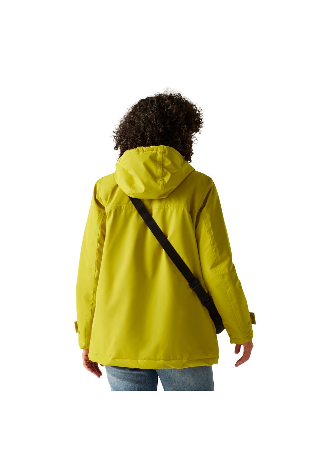 Sage Orla Kiely Plain Mid Length Waterproof Jacket, Image 5 of 5