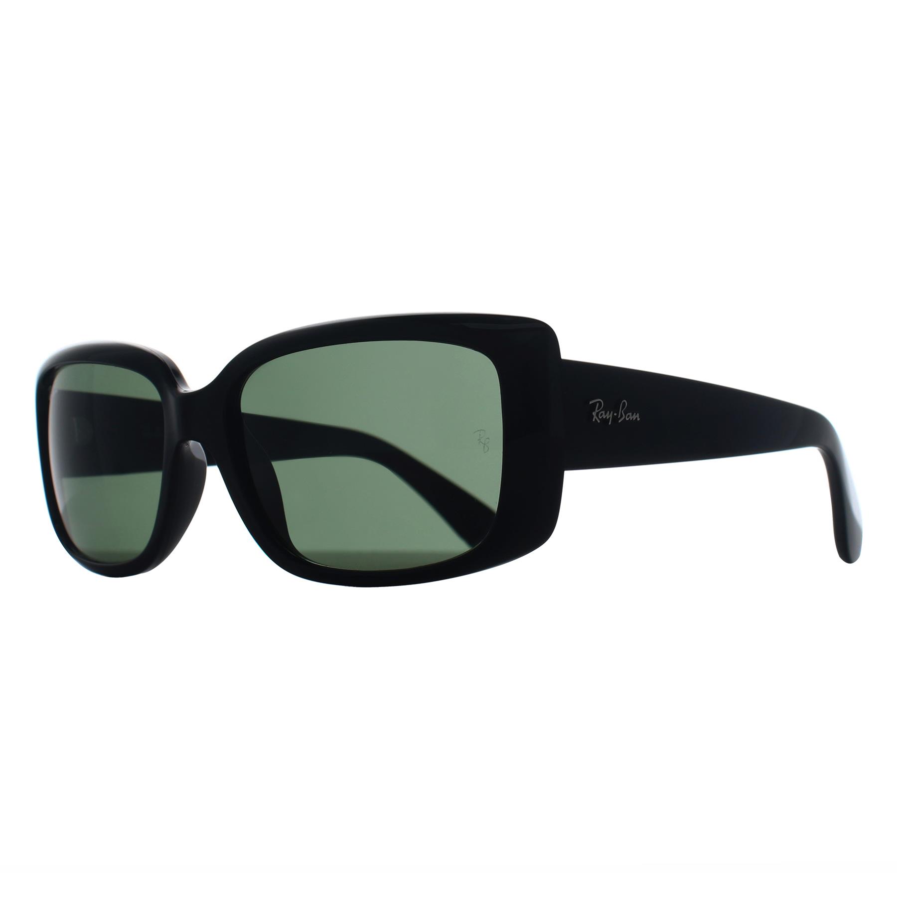 Black Ray-Ban Black Rectangle Black G-15 Green RB4389, Image 2 of 3