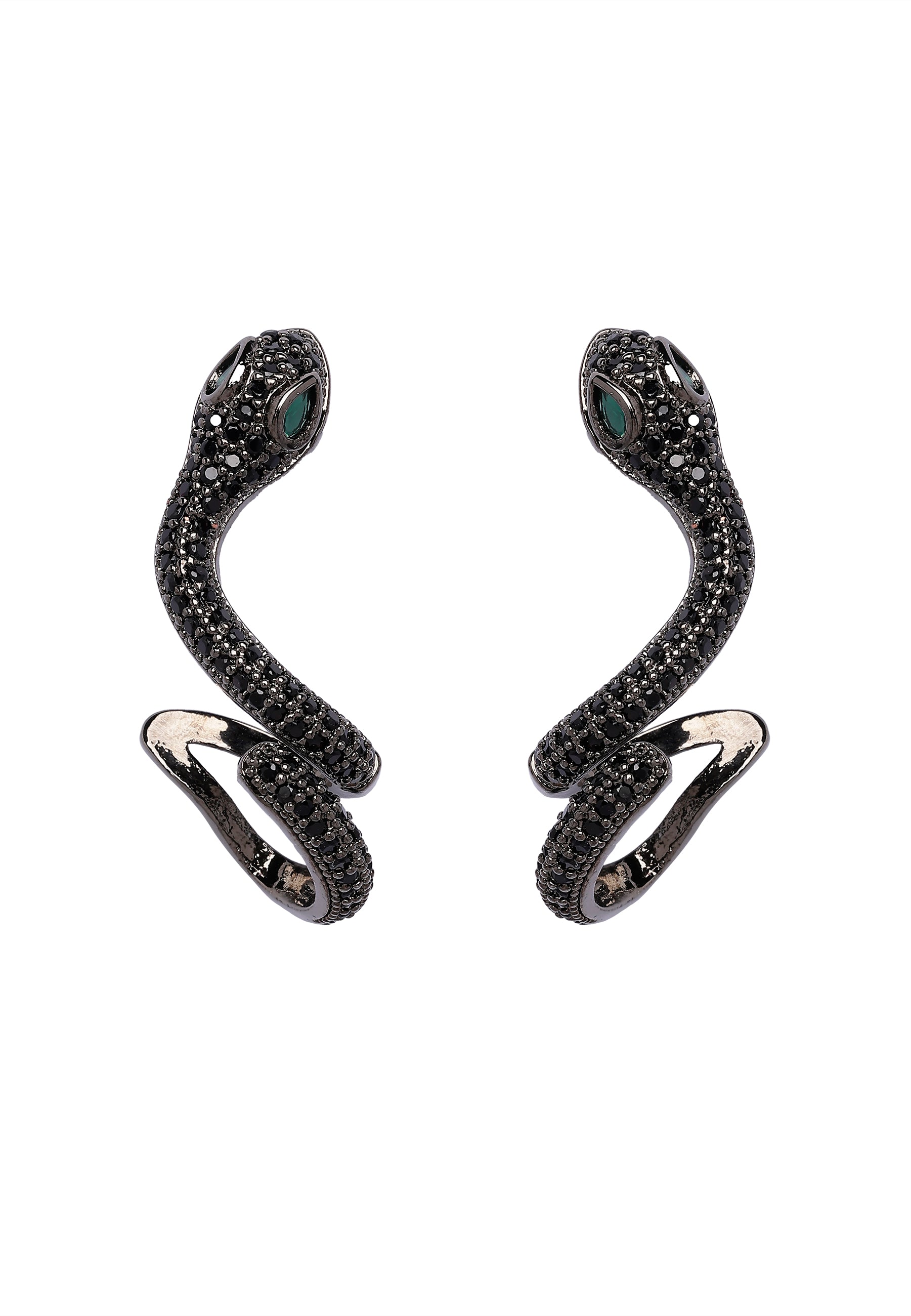 Black Serpent's Charming Earrings
