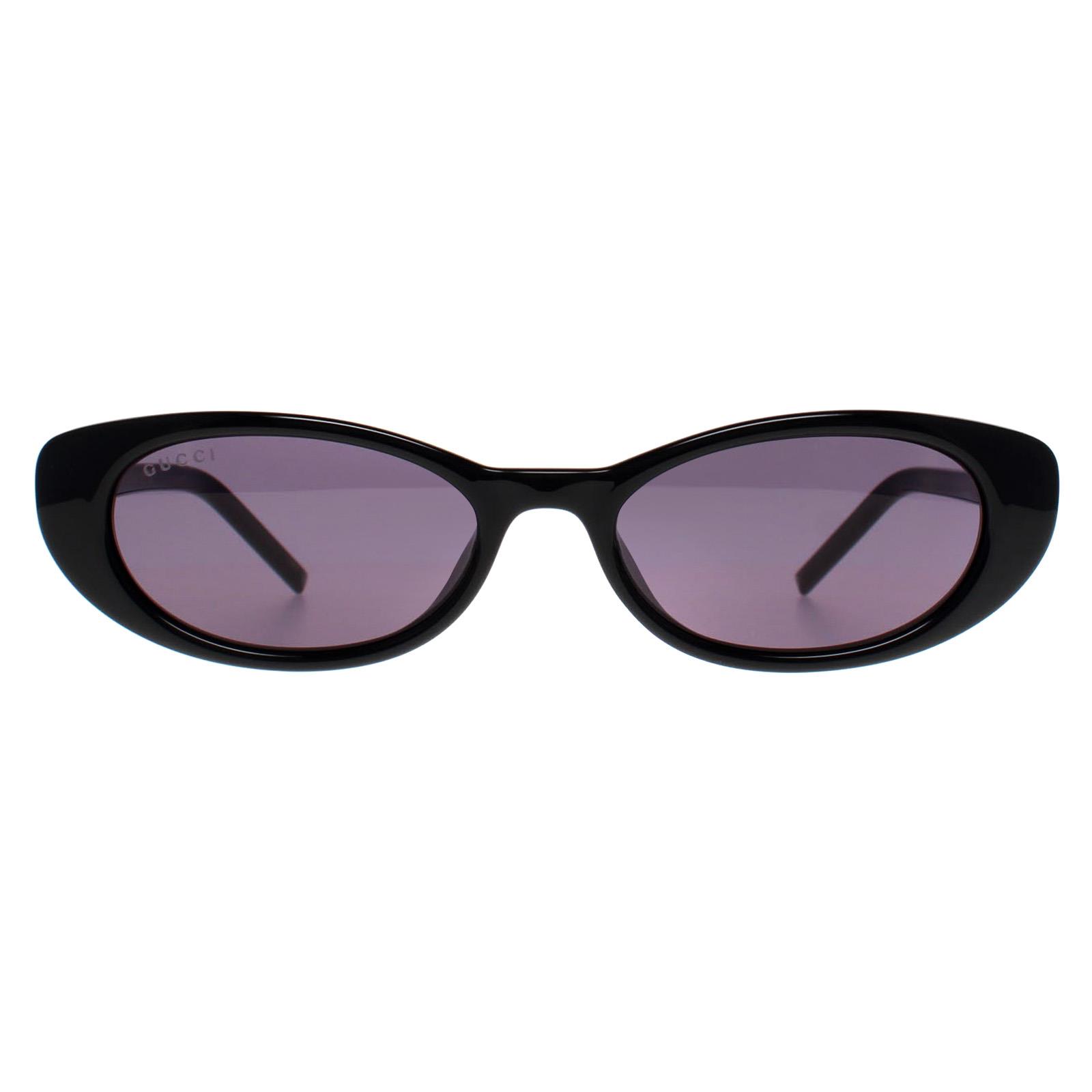 Black Cat Eye Black with Silver Crystal Stud Detail Grey GG1680S, Image 1 of 4